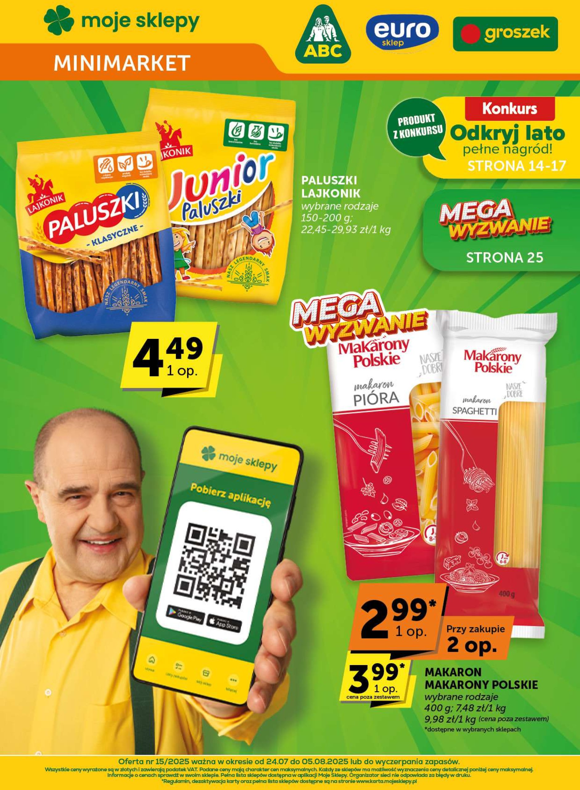 groszek - Gazetka Groszek - Minimarket ważna od 24.07. - 05.08.