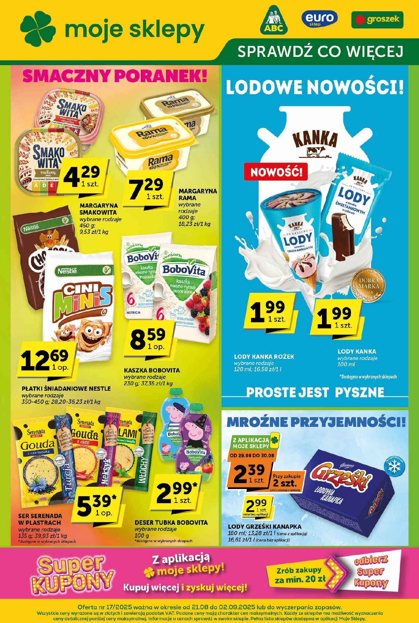 groszek - Gazetka Groszek - Sprawdź, co więcej - ważna od 21.08. do 02.09.