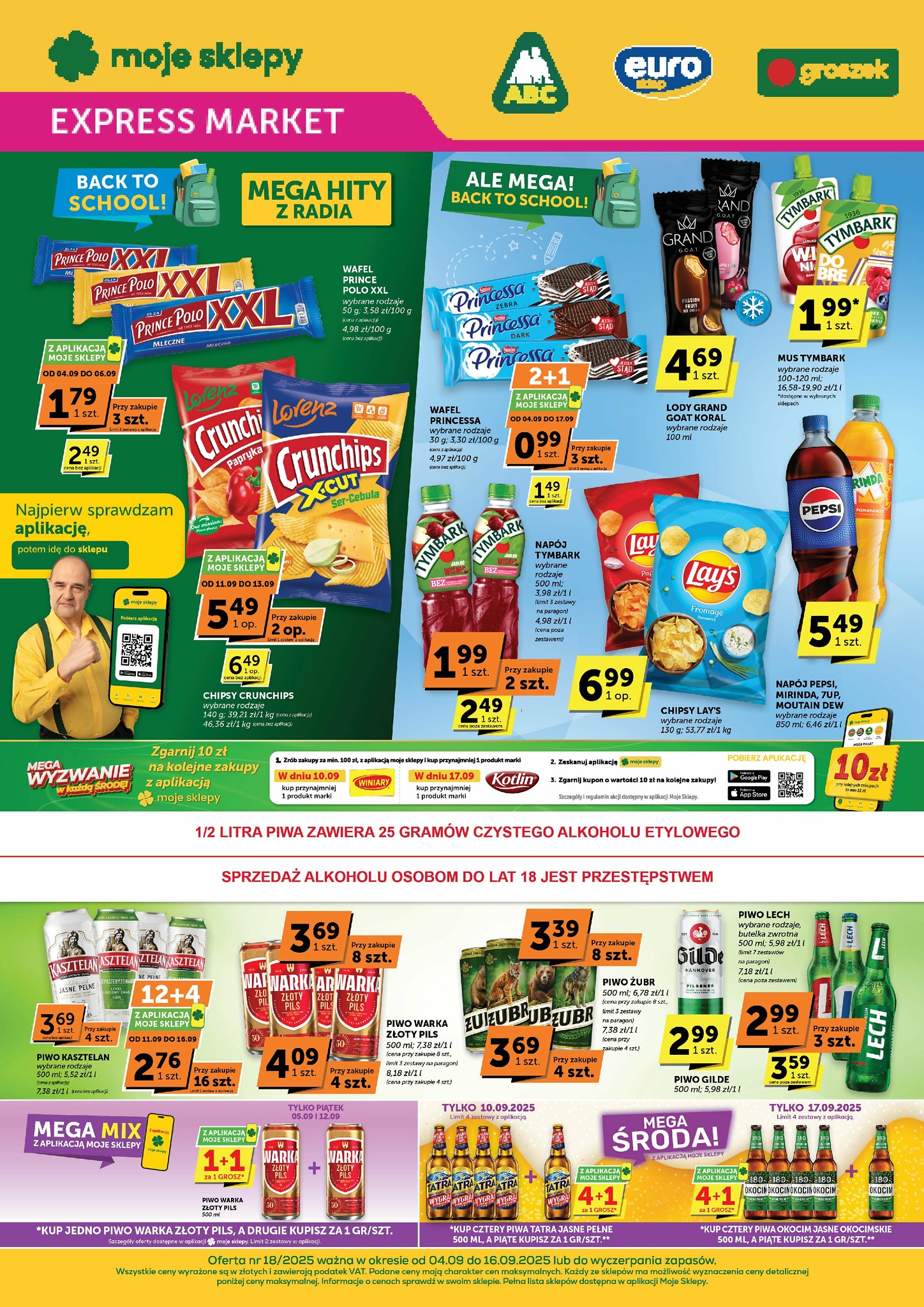 groszek - Gazetka Groszek - Expressmarket - ważna od 04.09. do 16.09.