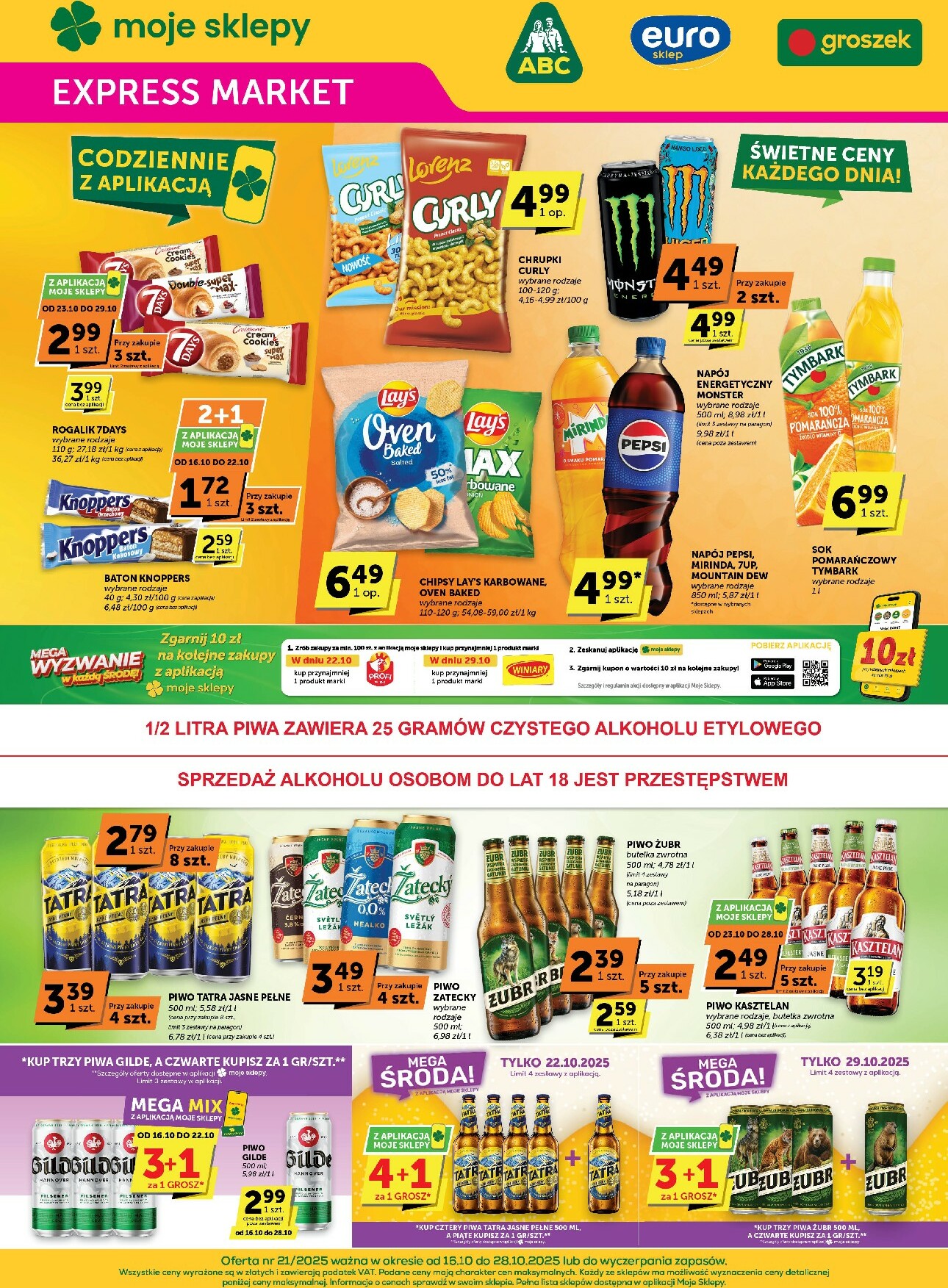 groszek - Gazetka Groszek - Expressmarket - ważna od 16.10. do 28.10.