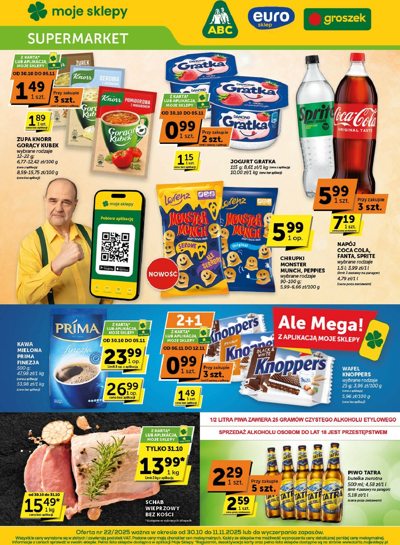 groszek - Gazetka Groszek - Supermarket - ważna od 30.10. do 11.11.