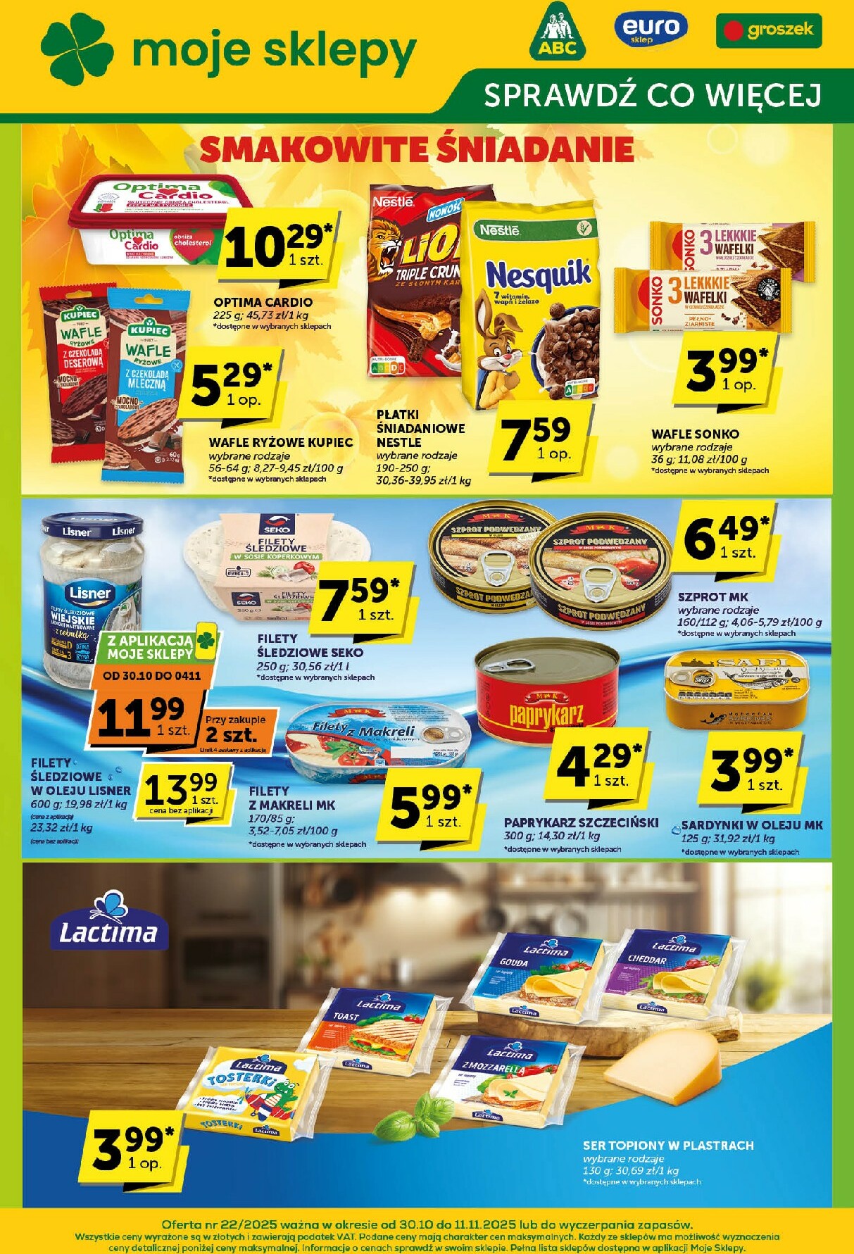 groszek - Gazetka Groszek - Sprawdź, co więcej - ważna od 30.10. do 11.11.