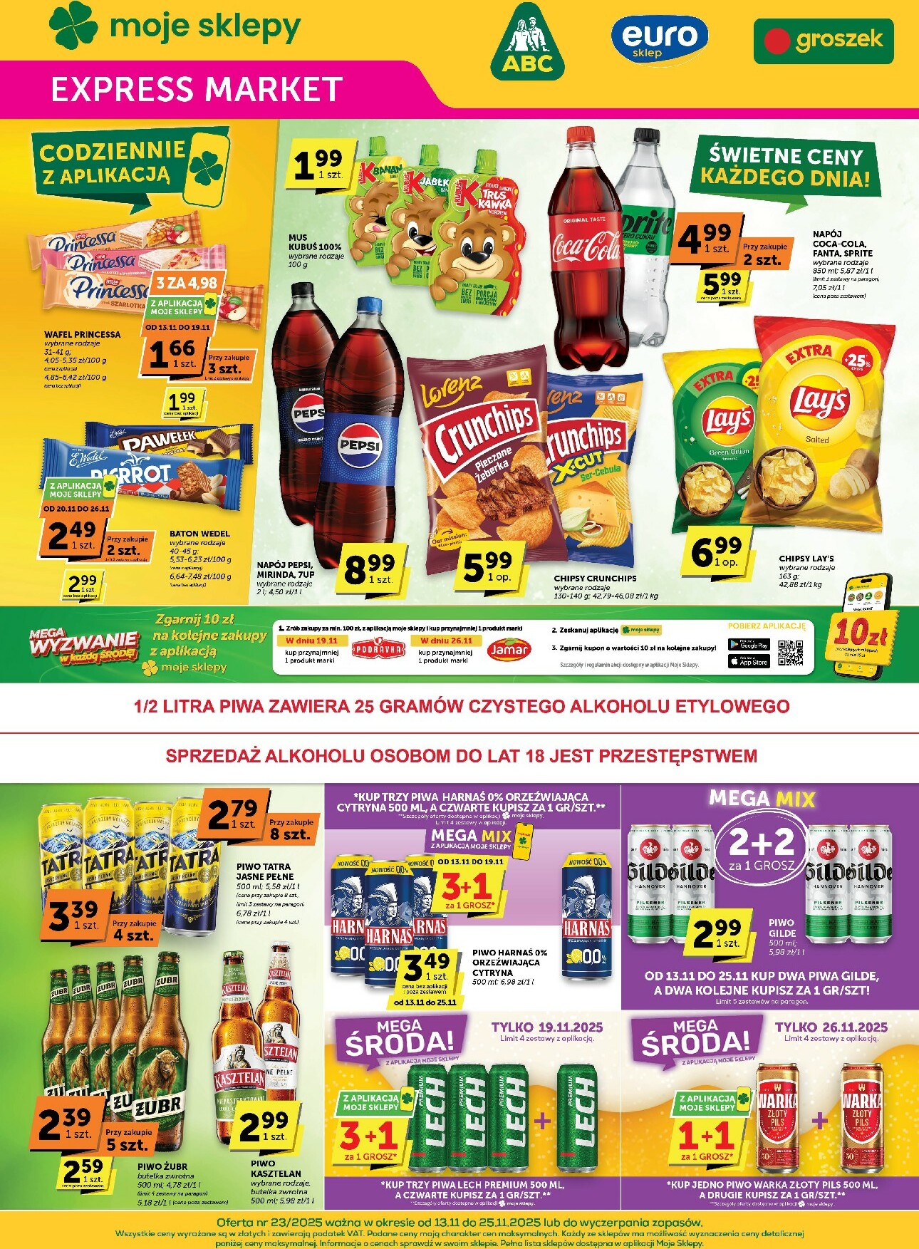 groszek - Gazetka Groszek - Expressmarket - ważna od 13.11. do 25.11.