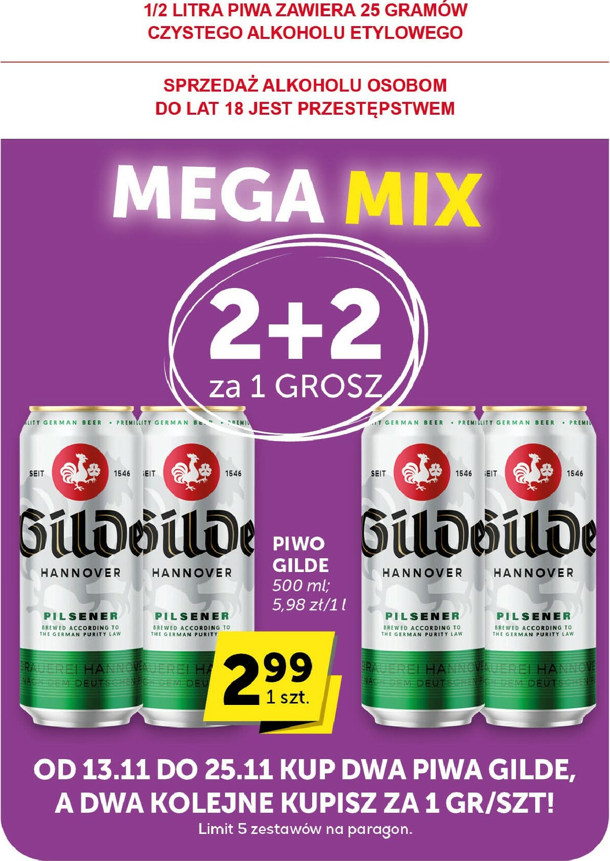 groszek - Gazetka Groszek - Supermarket - ważna od 13.11. do 25.11. - page: 43