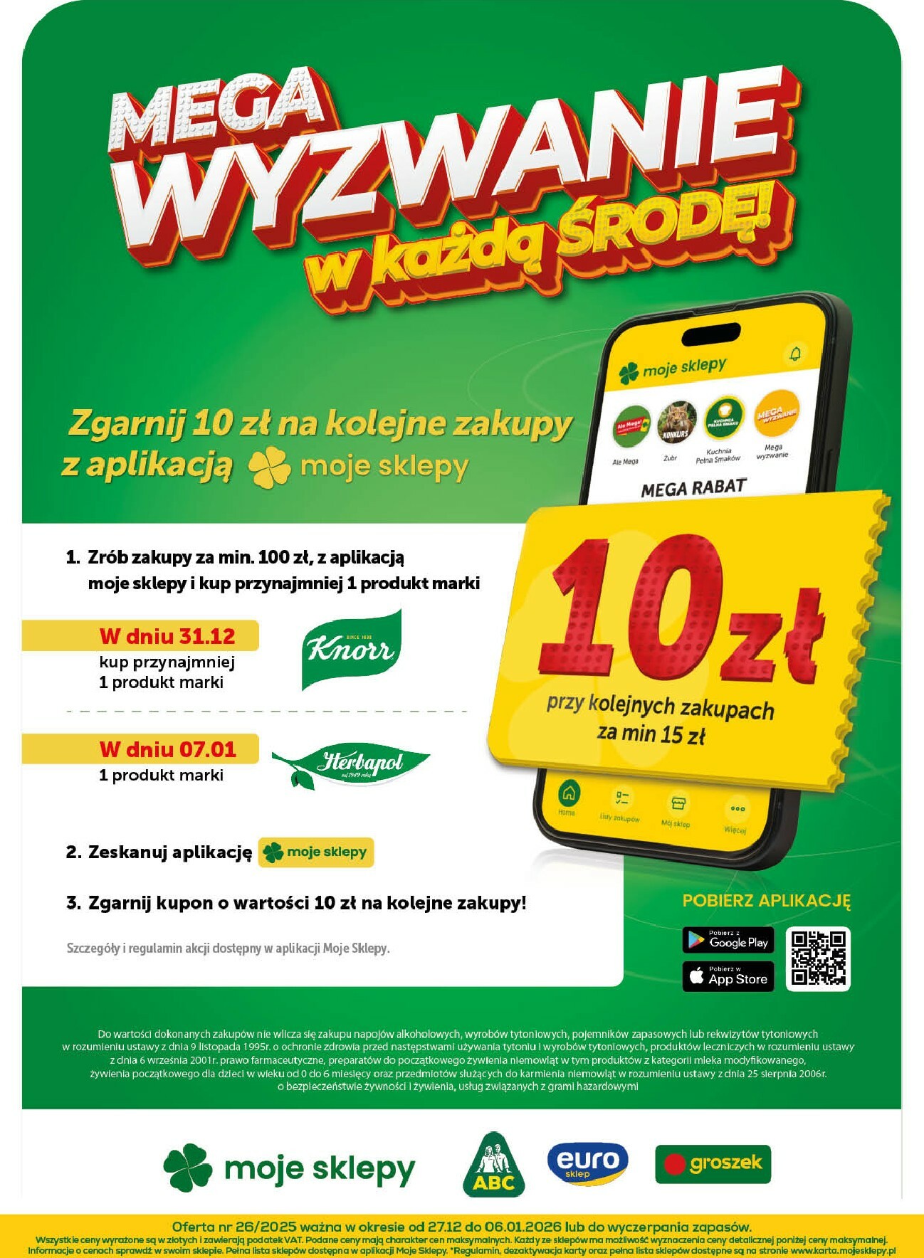 groszek - Gazetka Groszek - Minimarket - ważna od 27.12. do 06.01. - page: 26