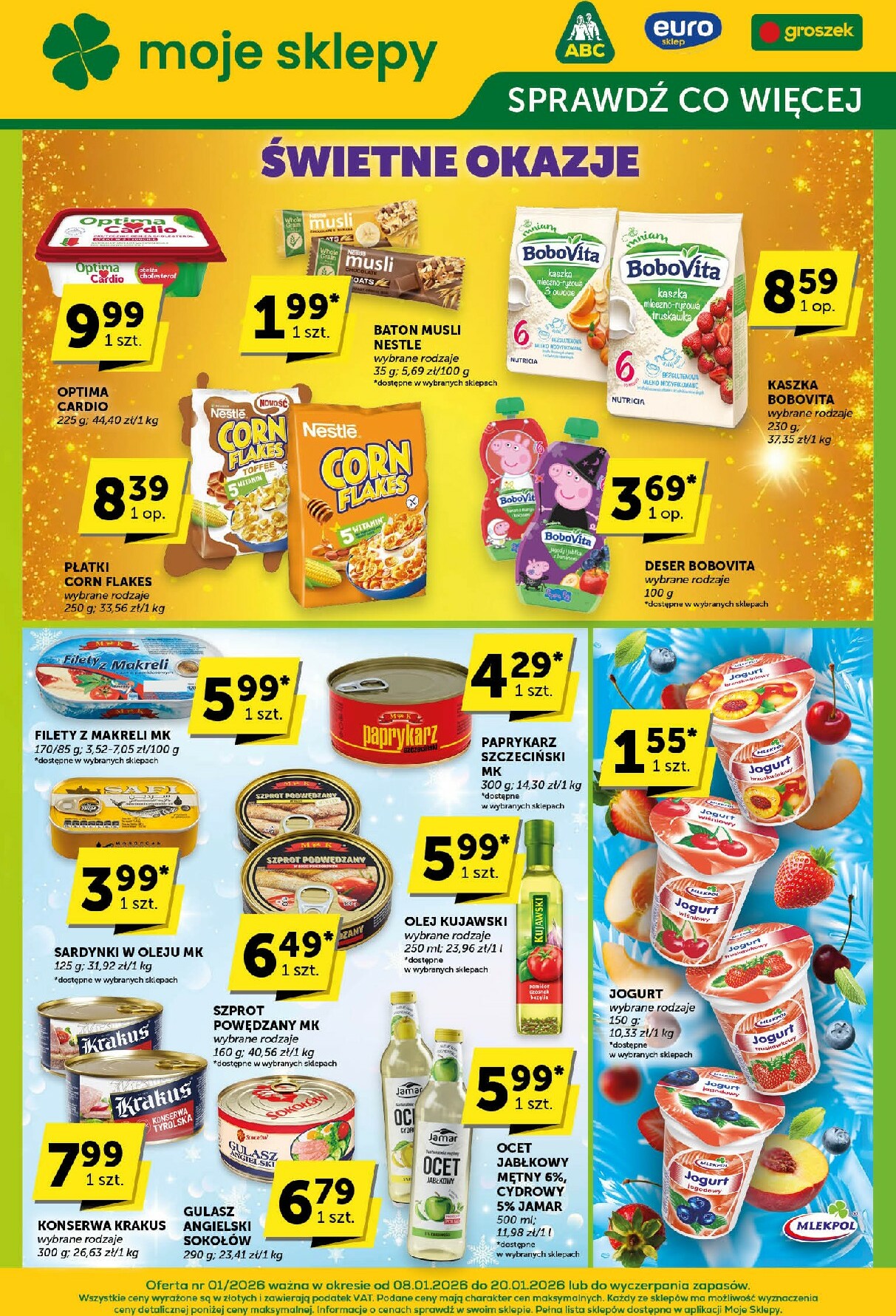groszek - Gazetka Groszek - Sprawdź, co więcej - ważna od 08.01. do 20.01.