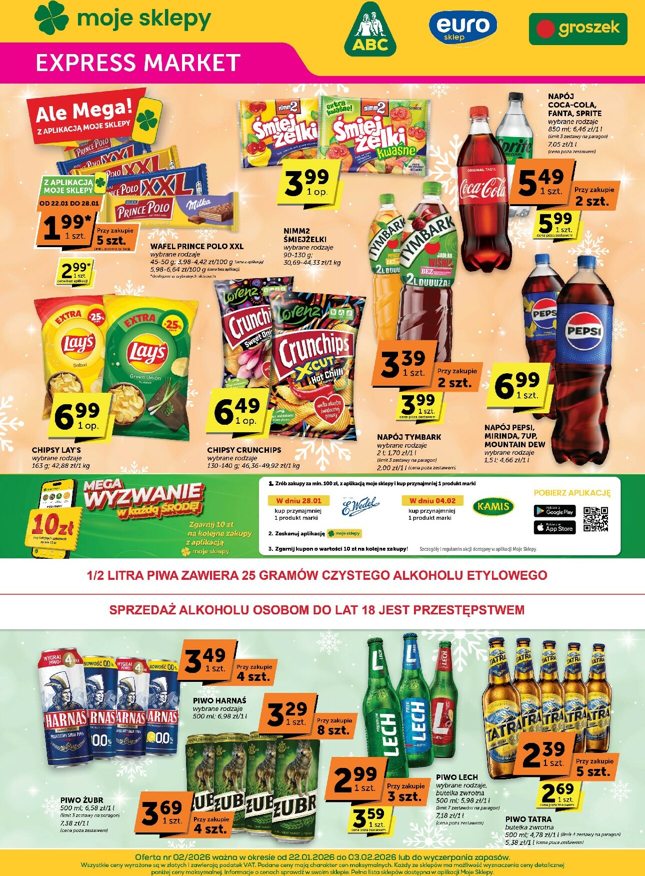 groszek - Gazetka Groszek - Expressmarket - ważna od 22.01. do 03.02.