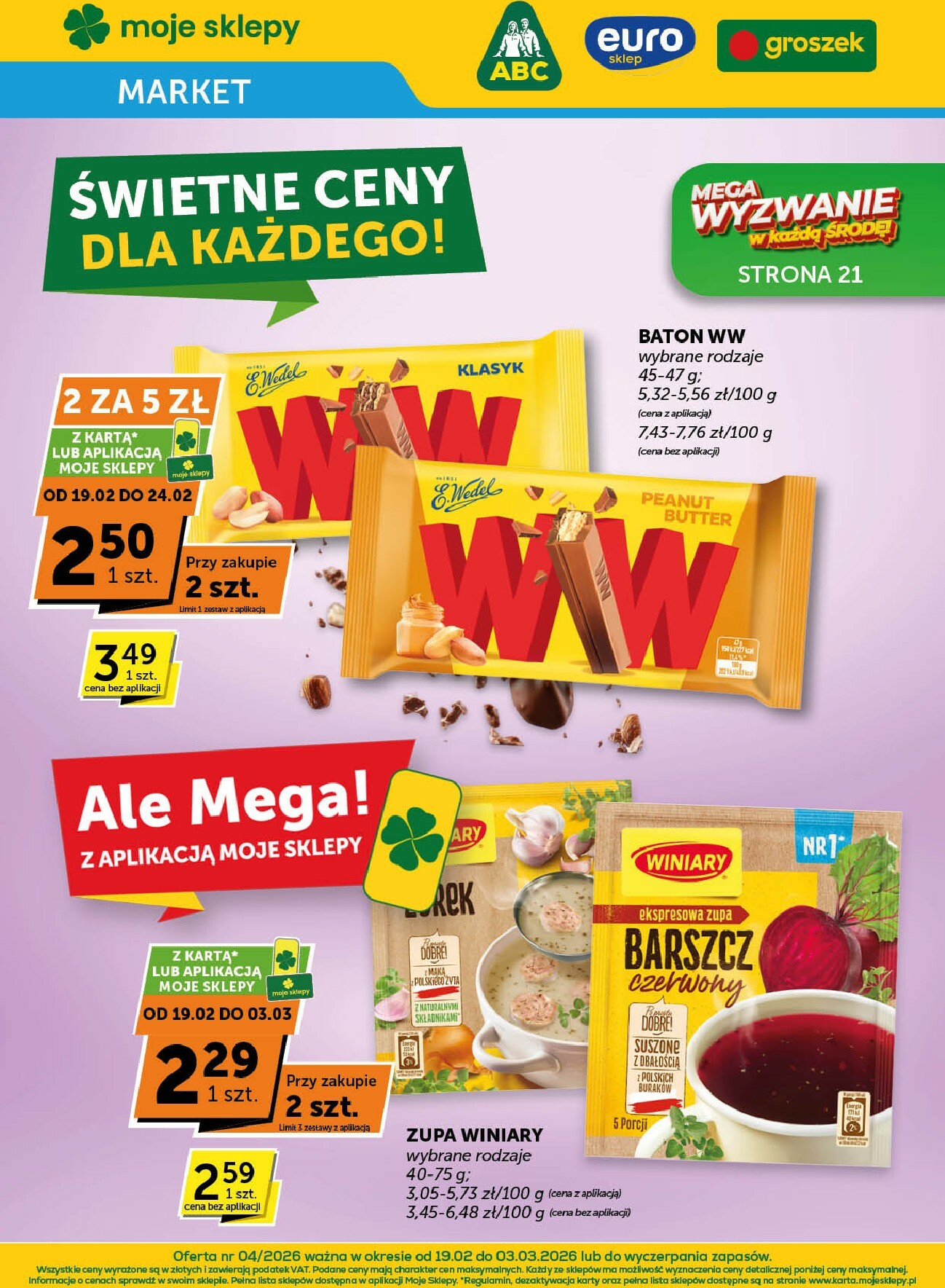 groszek - Gazetka Groszek - Market - ważna od 19.02.2026 do 03.03.2026