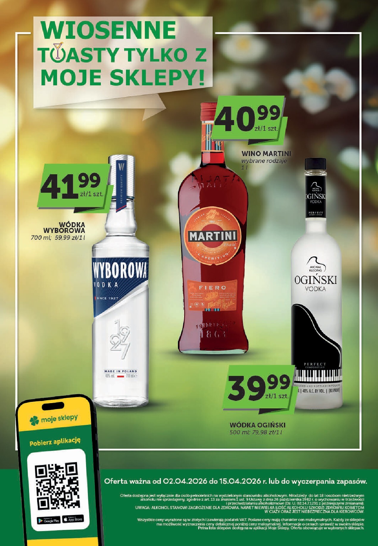 groszek - Gazetka Groszek - Oferta Alkoholowa - ważna od 02.04.2026 do 15.04.2026
