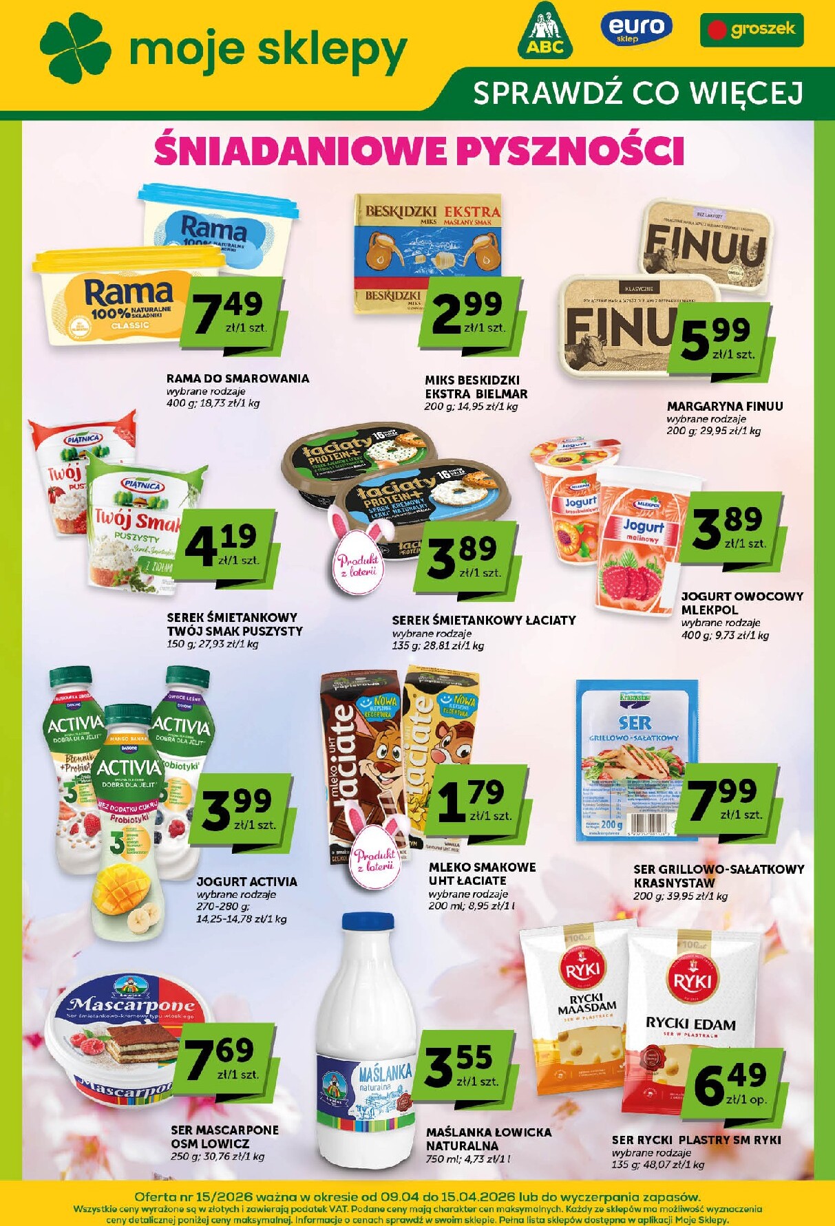 groszek - Aktualna gazetka Groszek - Sprawdź, co więcej ważna od 09.04.2026 do 15.04.2026