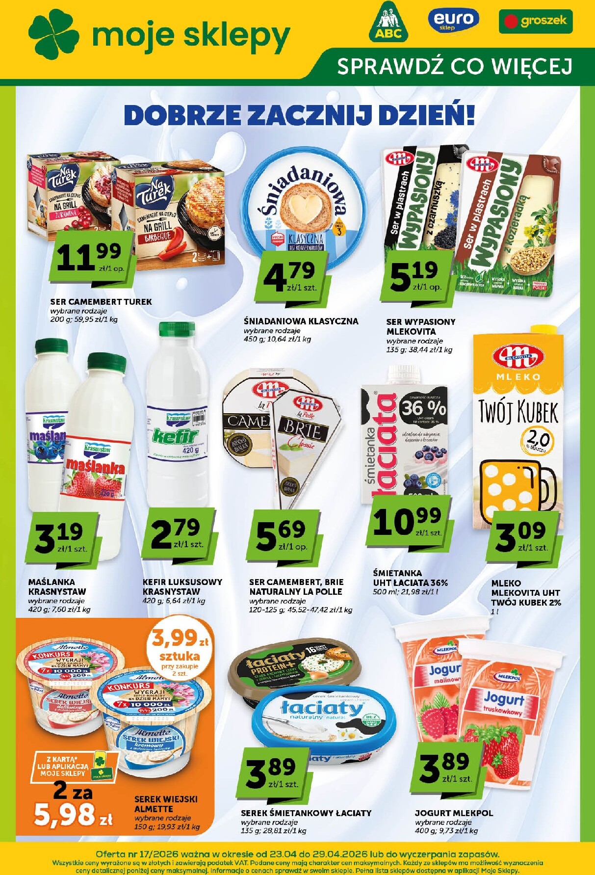 groszek - Nowa gazetka Groszek - Sprawdź, co więcej ważna od 23.04.2026 do 29.04.2026