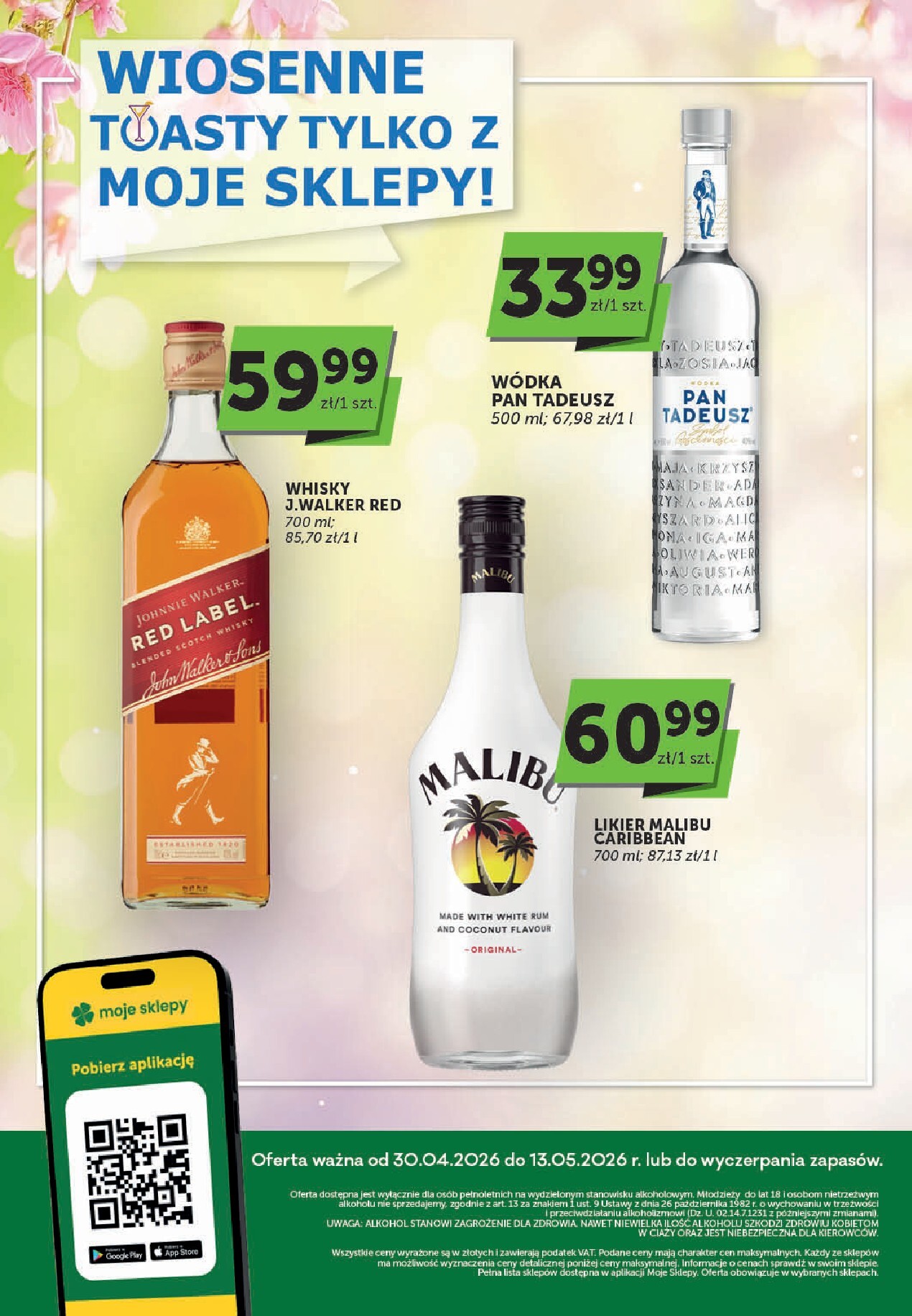 groszek - Nowa gazetka Groszek - Oferta Alkoholowa ważna od 30.04.2026 do 13.05.2026