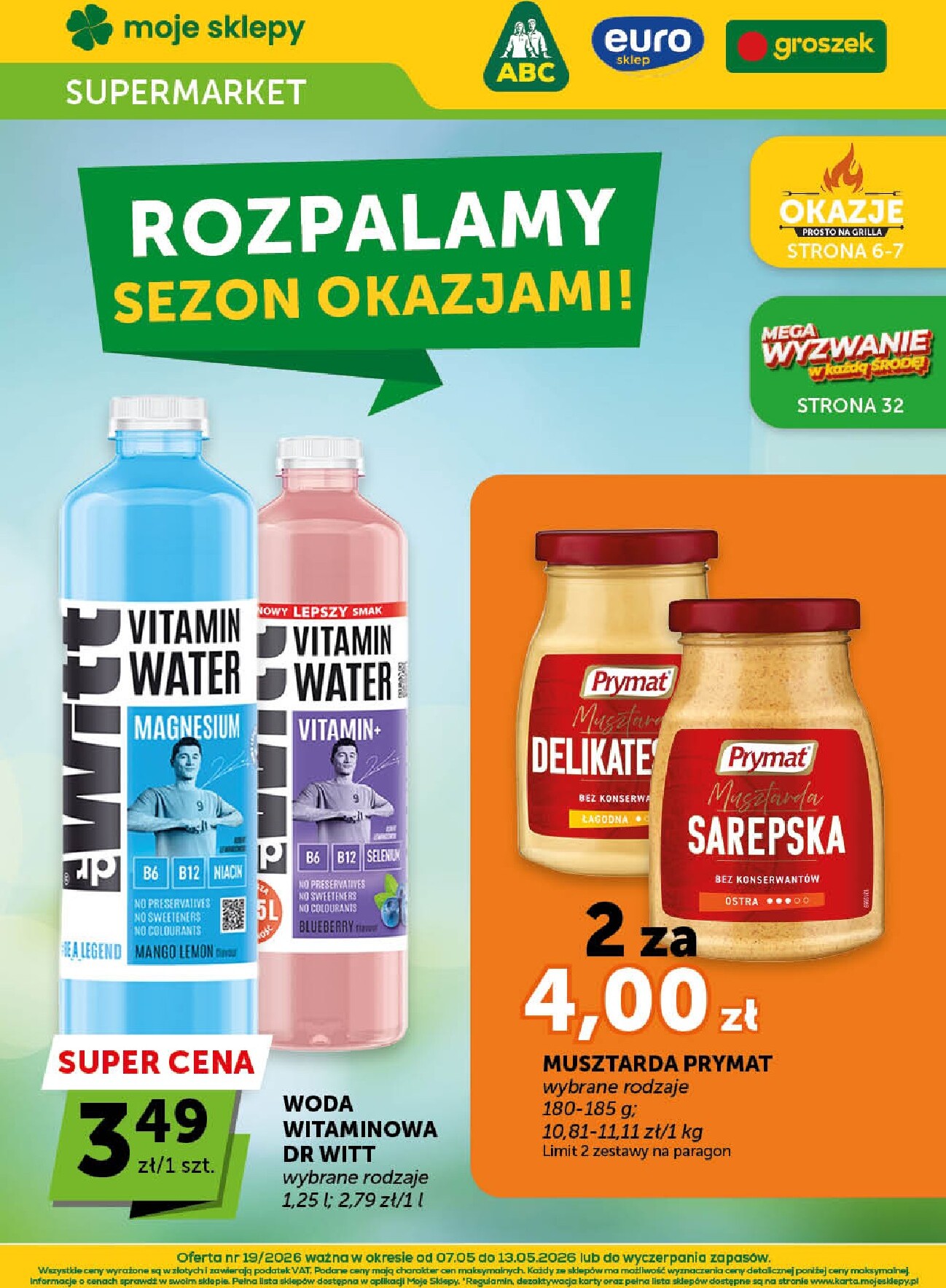 groszek - Nowa gazetka Groszek - Supermarket ważna od 07.05.2026 do 13.05.2026