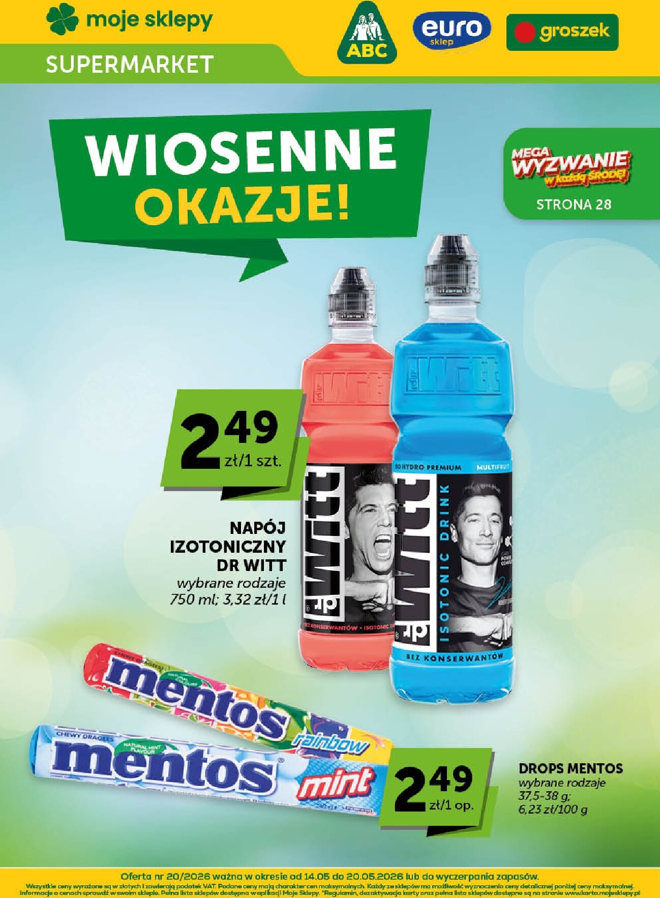 groszek - Nowa gazetka Groszek - Supermarket ważna od 14.05.2026 do 20.05.2026