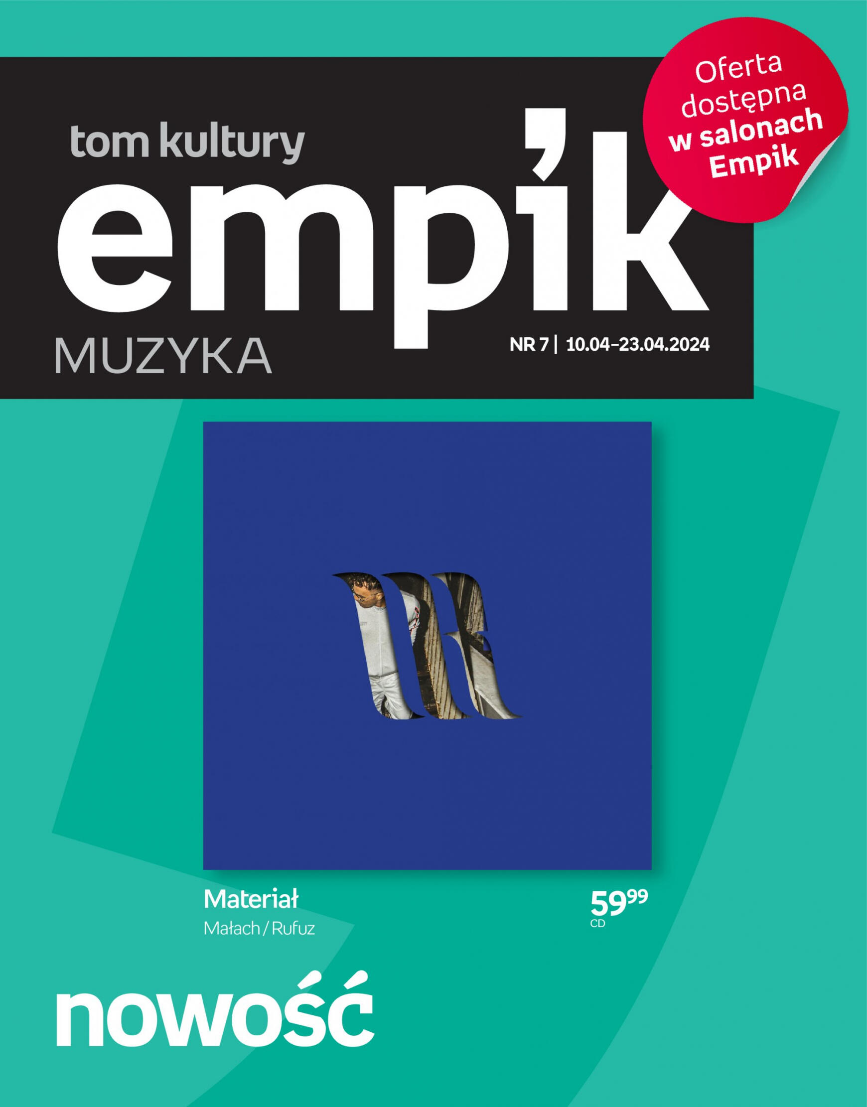 empik - Empik - Tom kultury muzyka gazetka aktualna ważna od 10.04. - 23.04. - page: 1