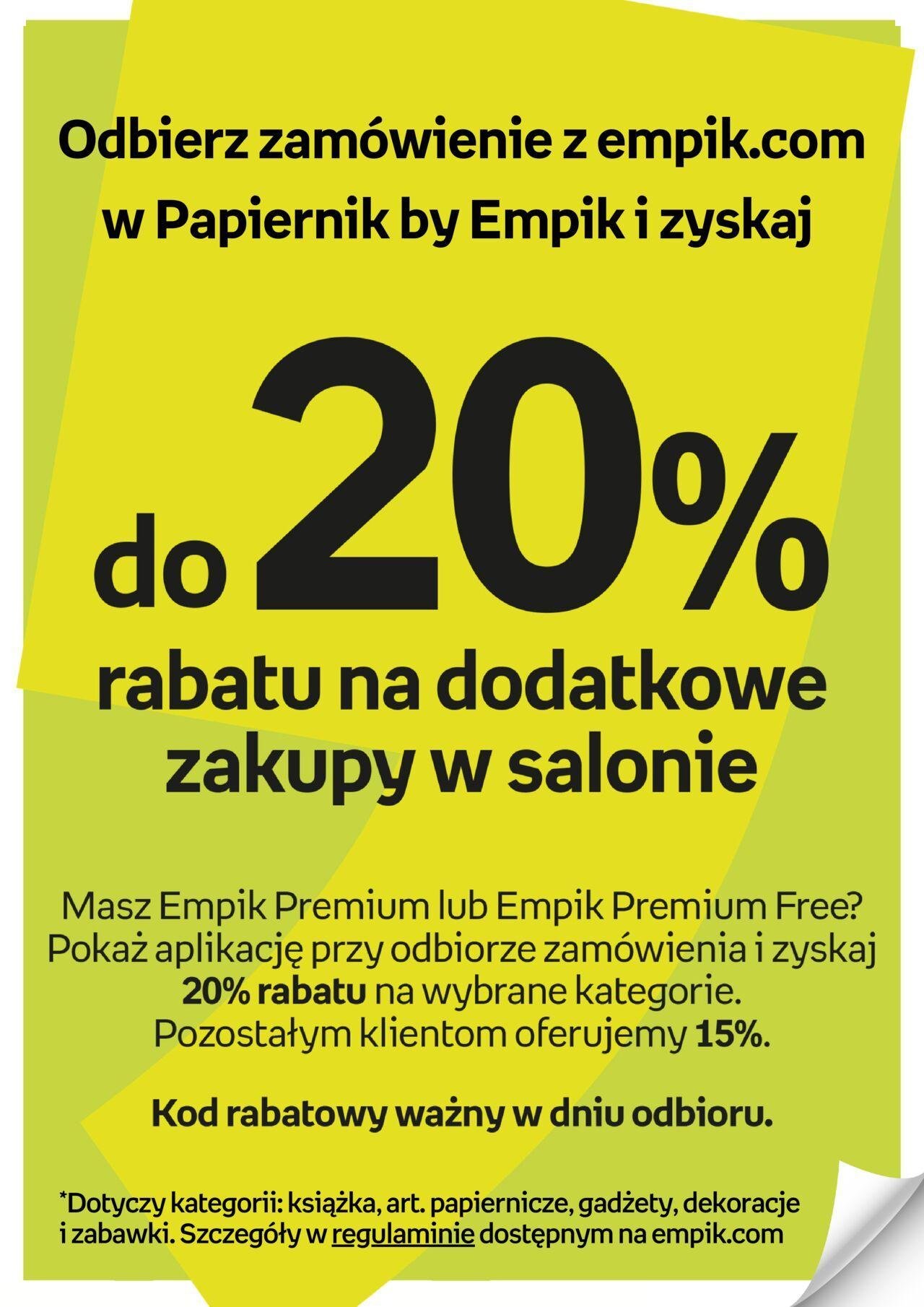 empik - Empik Gazetka - Papiernik 25.09.2024 - 08.10.2024 - page: 21