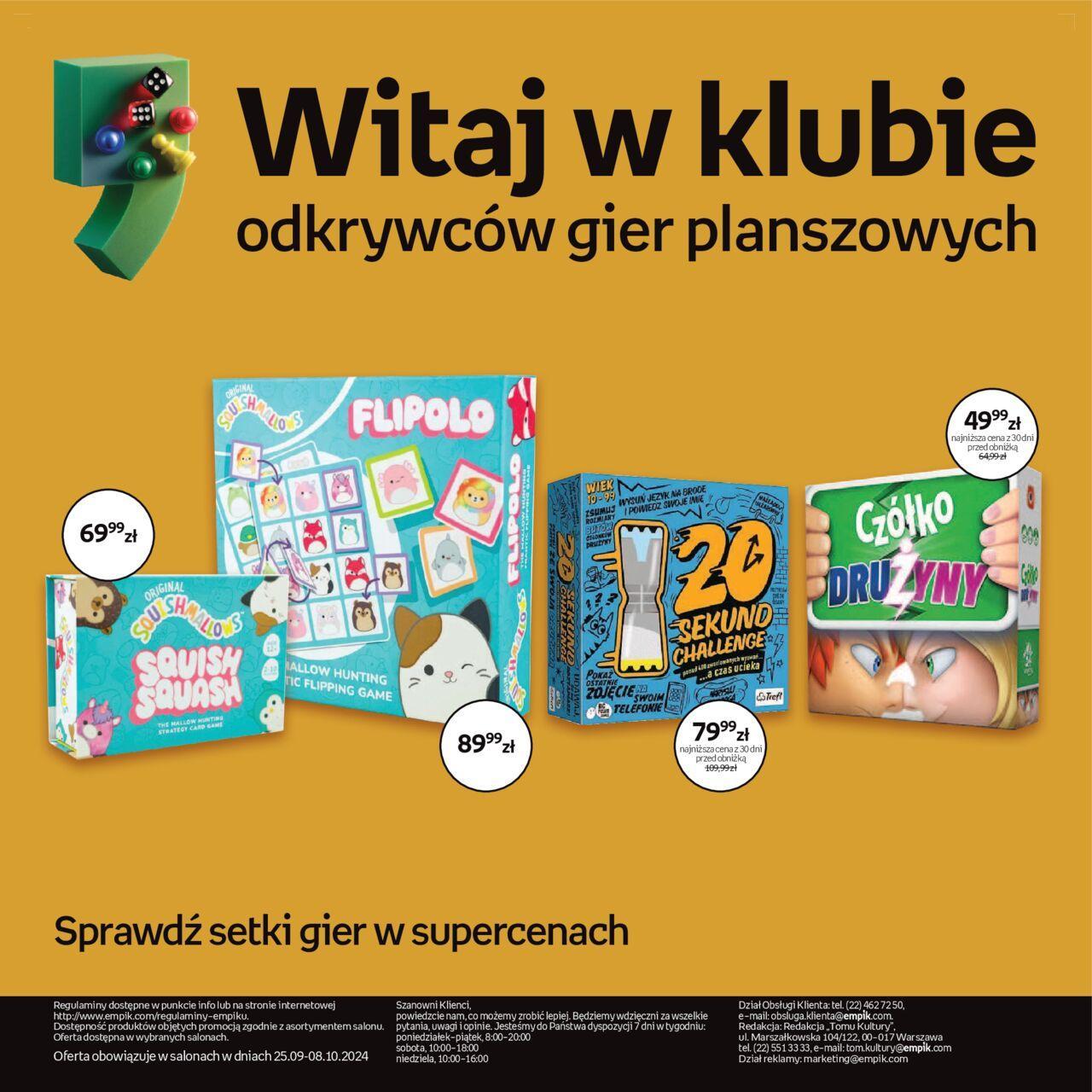 empik - Empik Gazetka - Witaj w klubie odkrywców gier planszowych 25.09.2024 - 08.10.2024 - page: 28