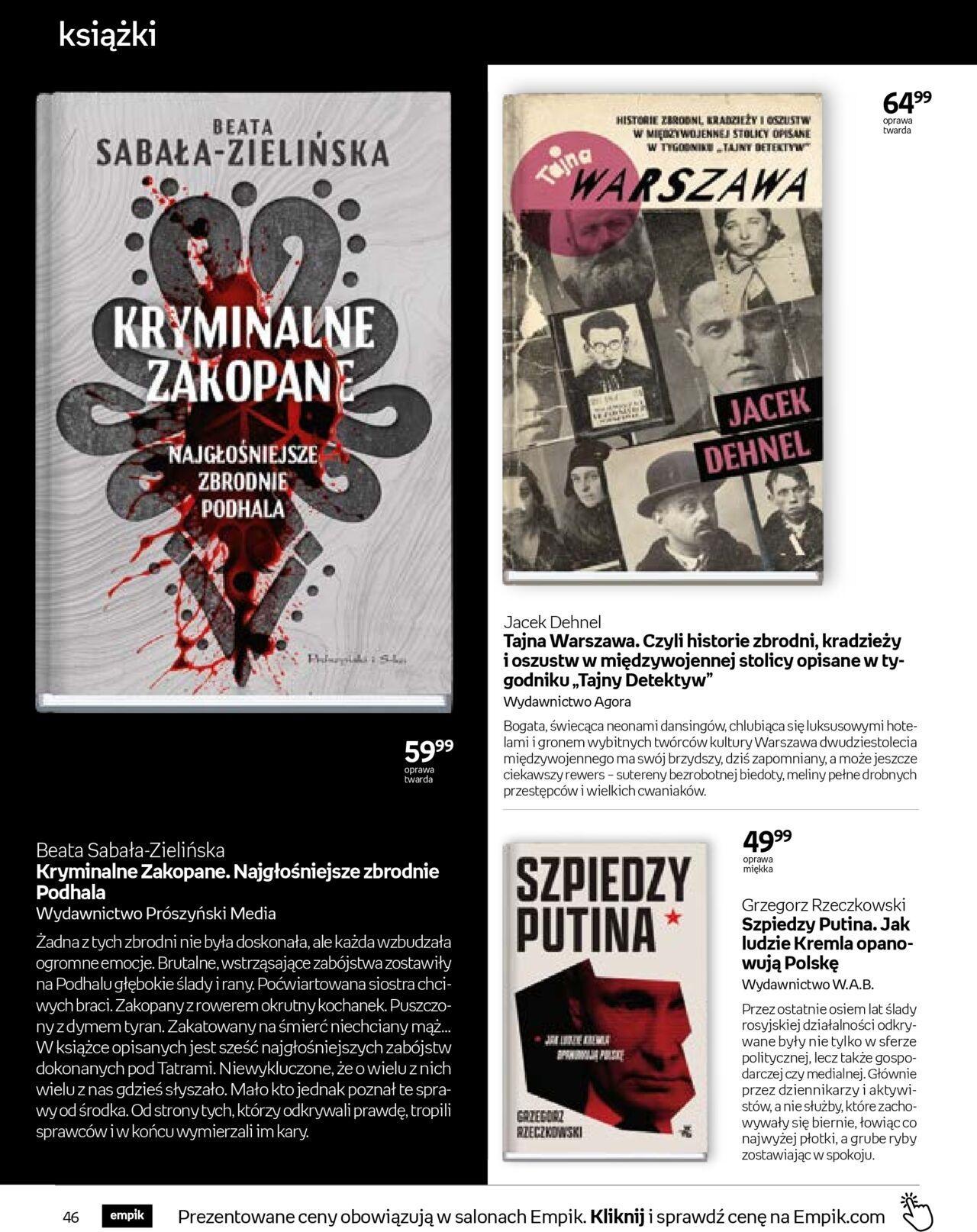 empik - Empik promocje - Tom kultury Książki 23.10.2024 - 12.11.2024 - page: 46