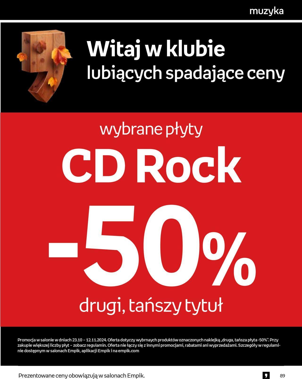 empik - Empik promocje - Tom kultury Muzyka 23.10.2024 - 12.11.2024 - page: 11