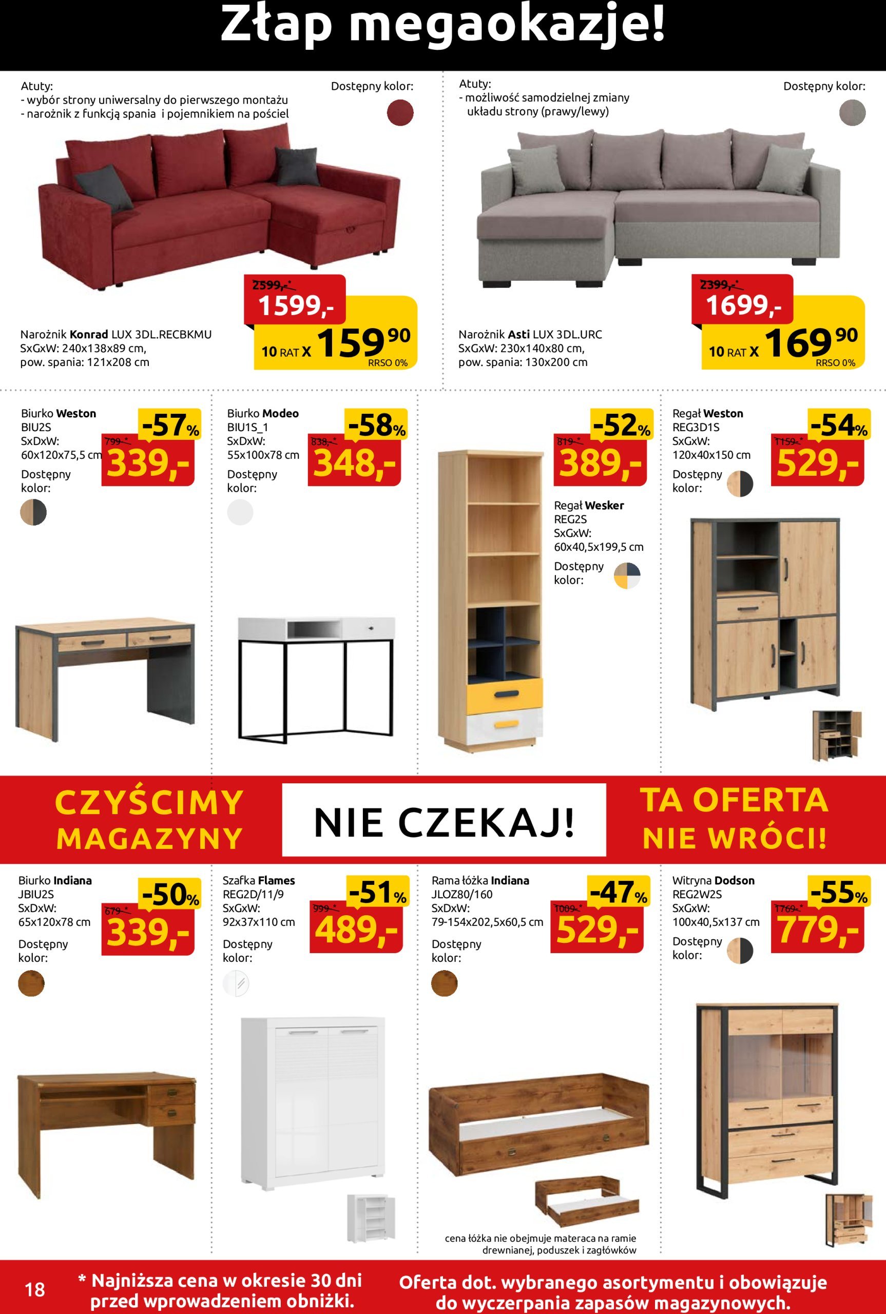 black-red-white - Black Red White - Gorączka wyprzedaży do -55% na setki mebli i dodatków gazetka ważna od 13.01. - 29.01. - page: 18