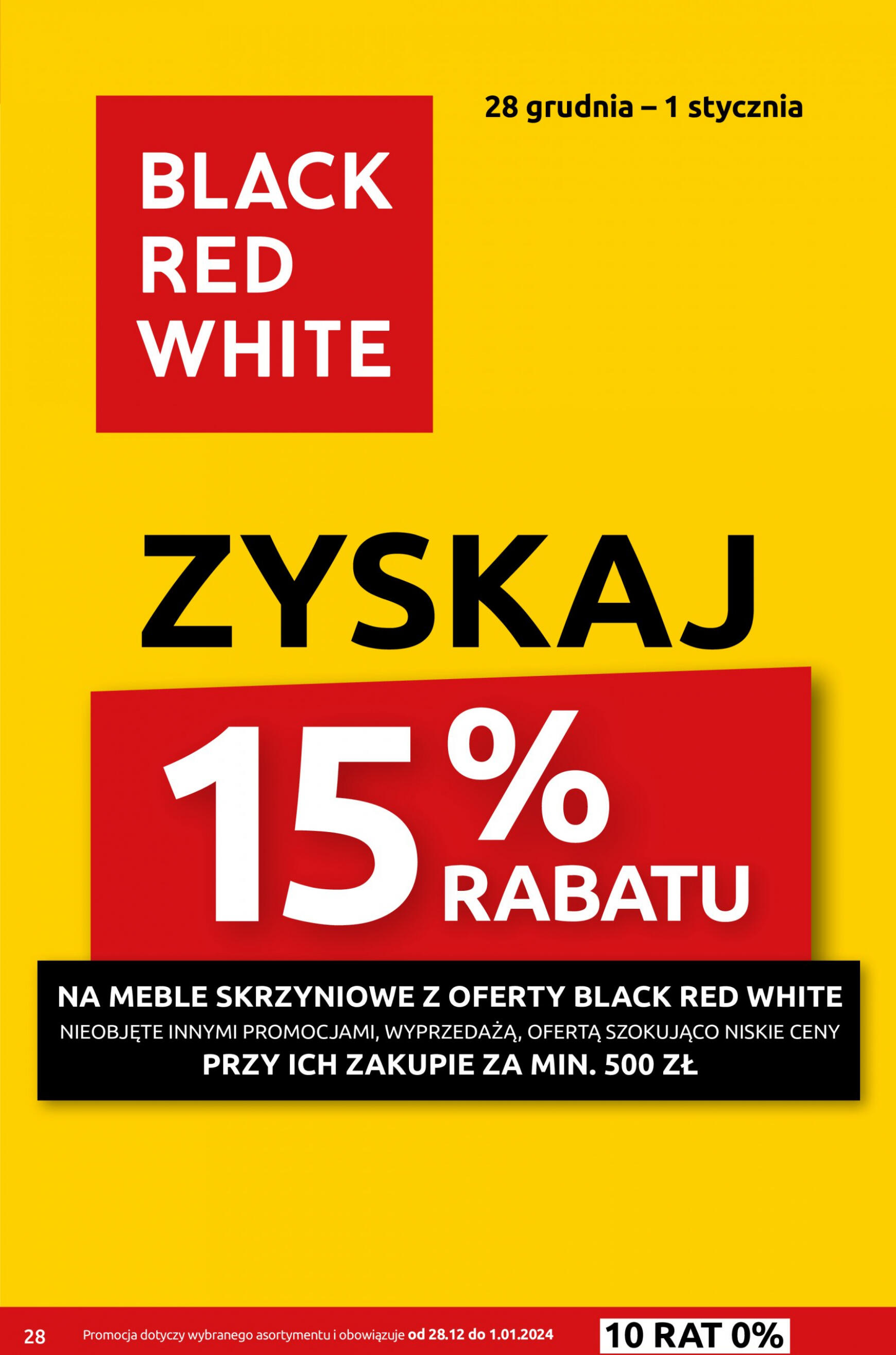 black-red-white - Black Red White - Wietrzenie magazynów do -50% obowiązuje od 27.12.2023 - page: 28
