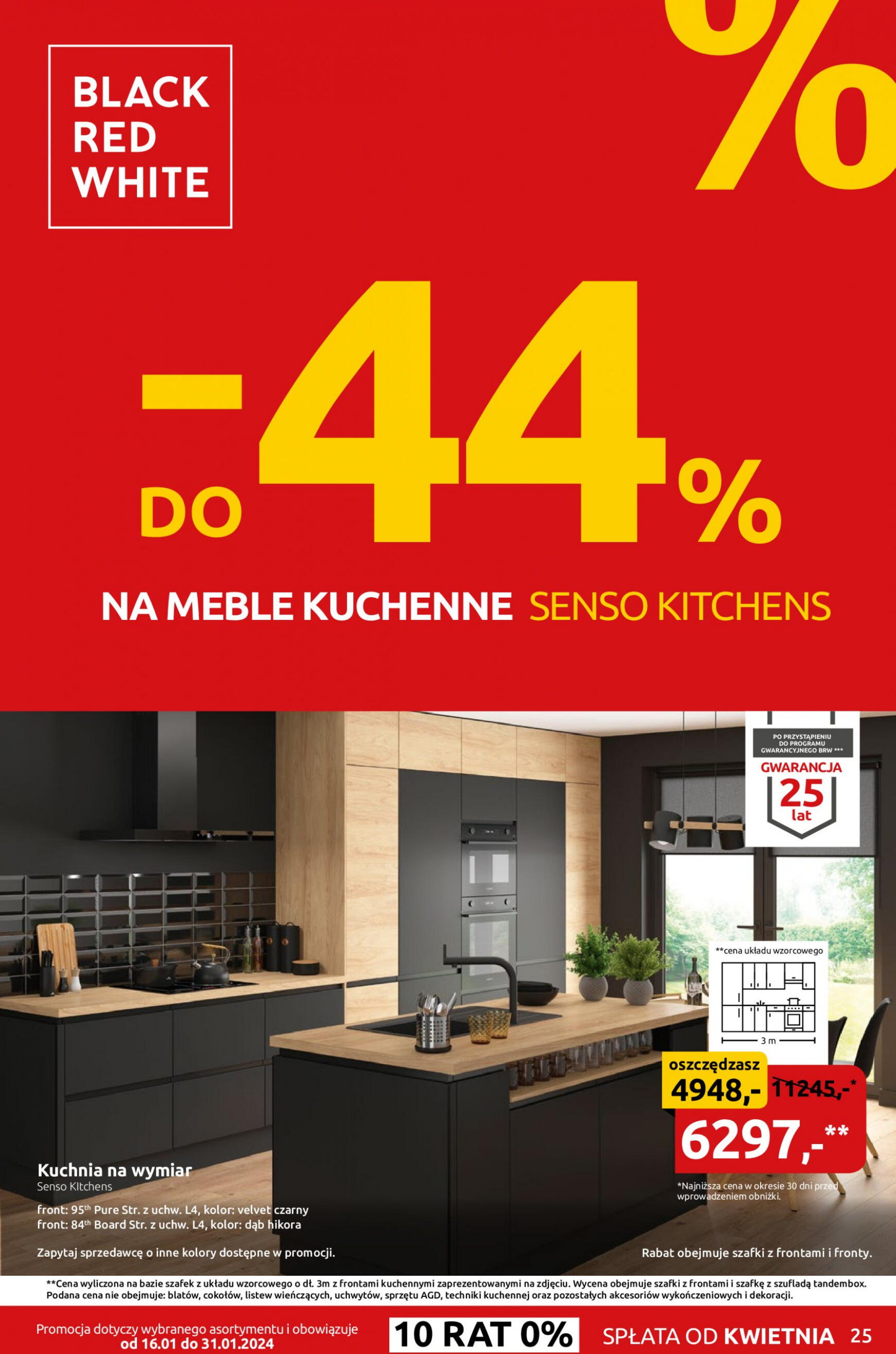 black-red-white - Black Red White - Tak się oszczędza! Do -44% na tysiące mebli i dodatków. obowiązuje od 15.01.2024 - page: 25