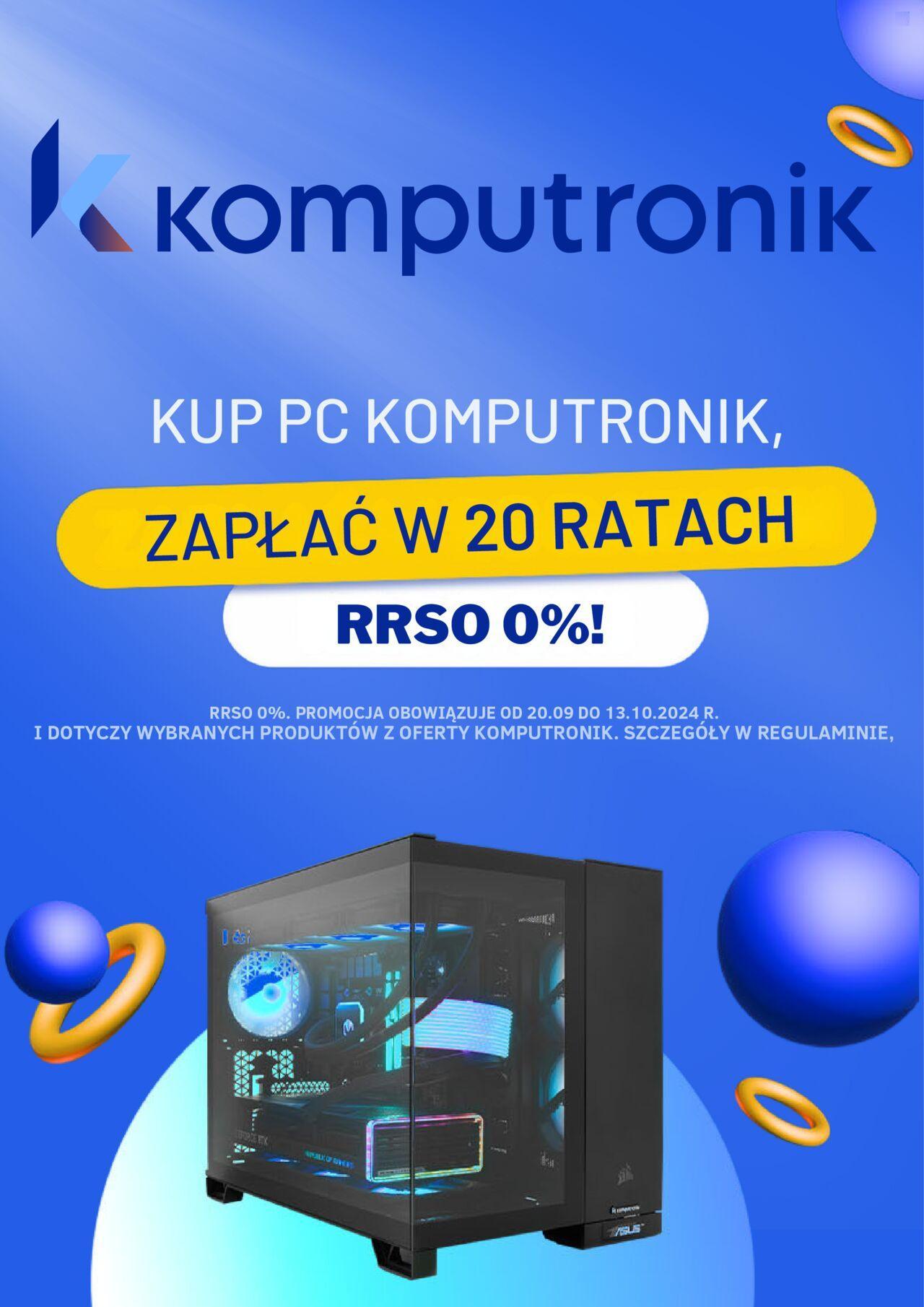 komputronik - Komputronik promocje 20.09.2024 - 13.10.2024