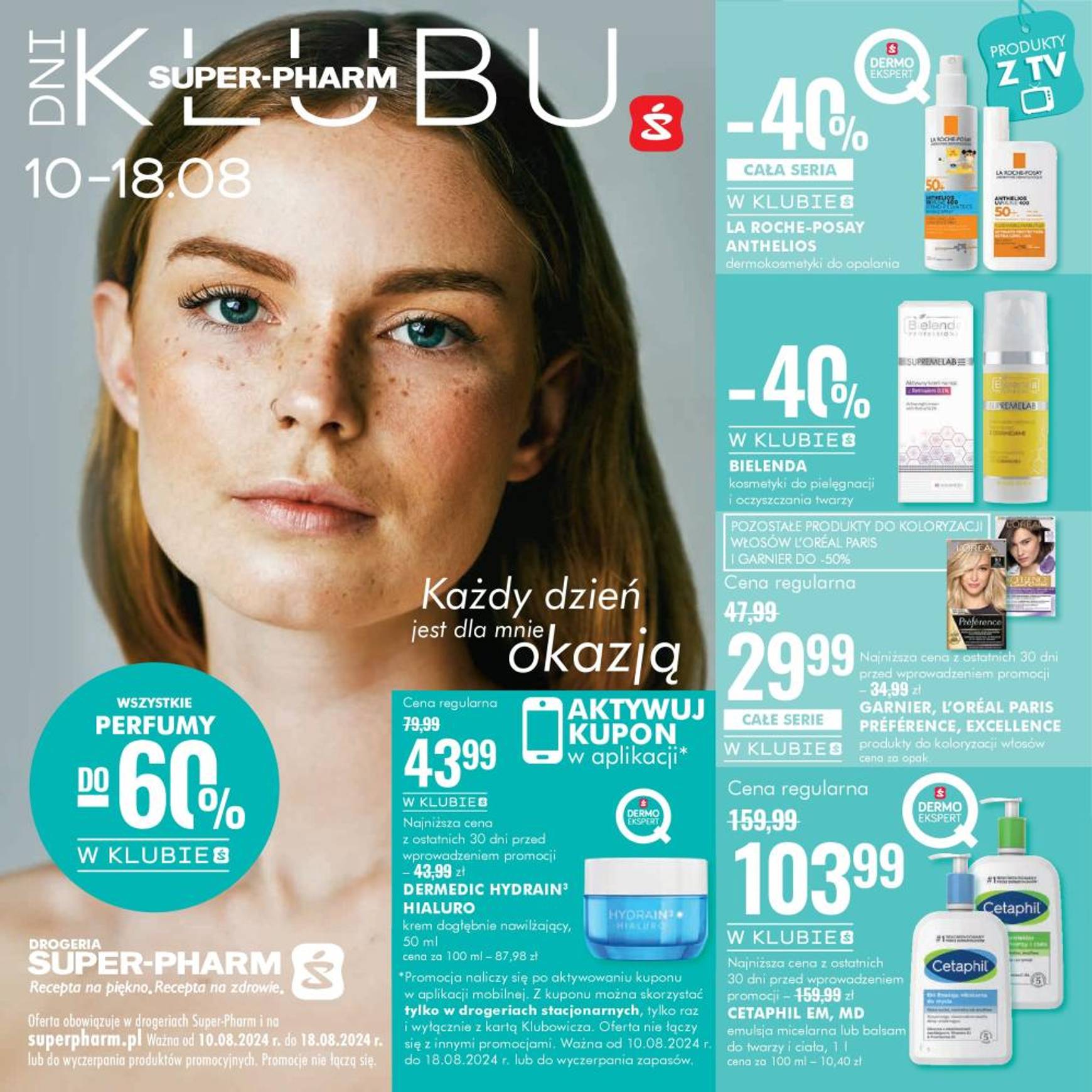 super-pharm - Super-pharm - Dni Klubu gazetka aktualna ważna od 10.08. - 18.08.