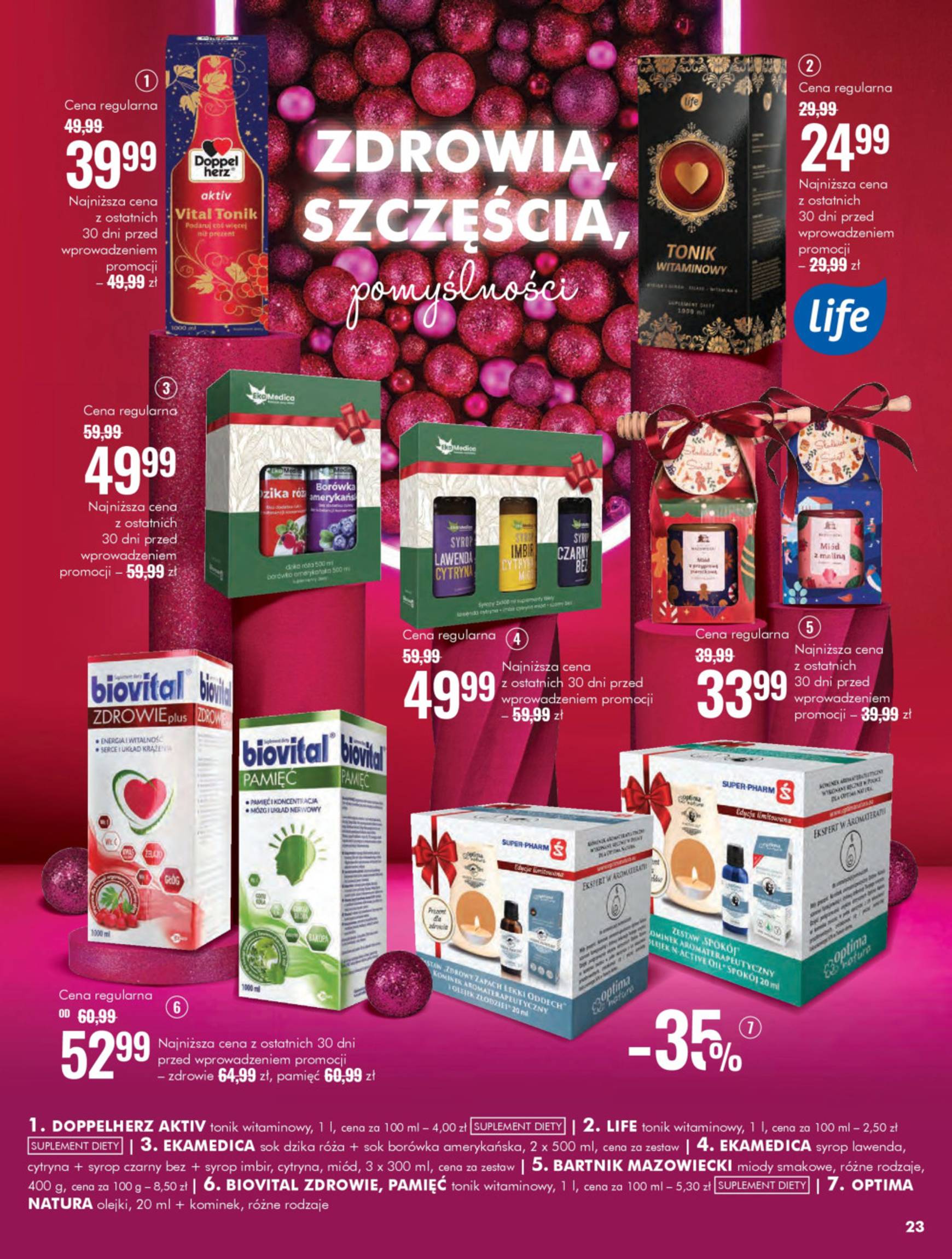 super-pharm - Super-pharm - Tajemnica świątecznej radości gazetka ważna od 05.11. - 01.12. - page: 23