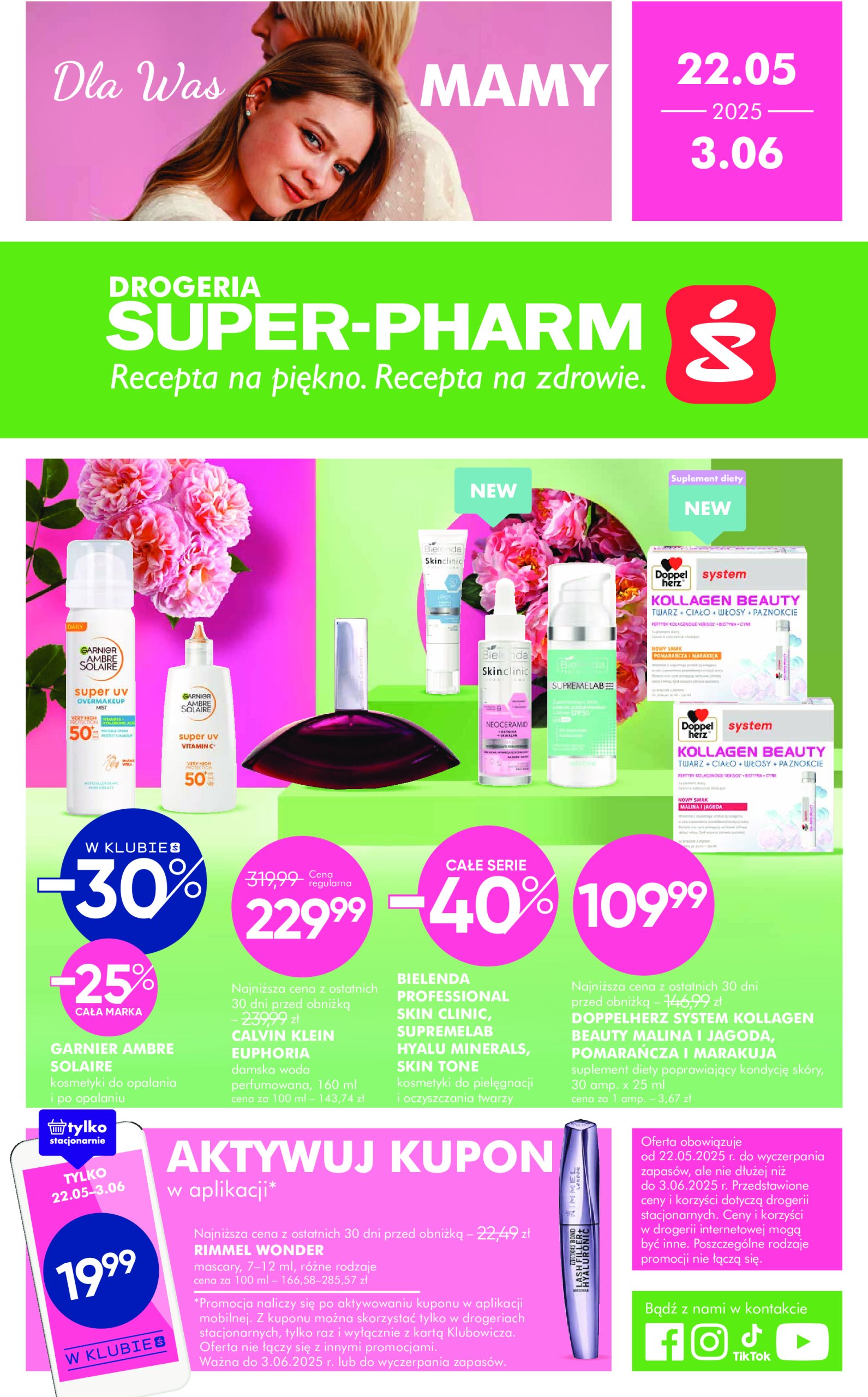 super-pharm - Super-Pharm gazetka ważna od 22.05. - 03.06. - page: 1