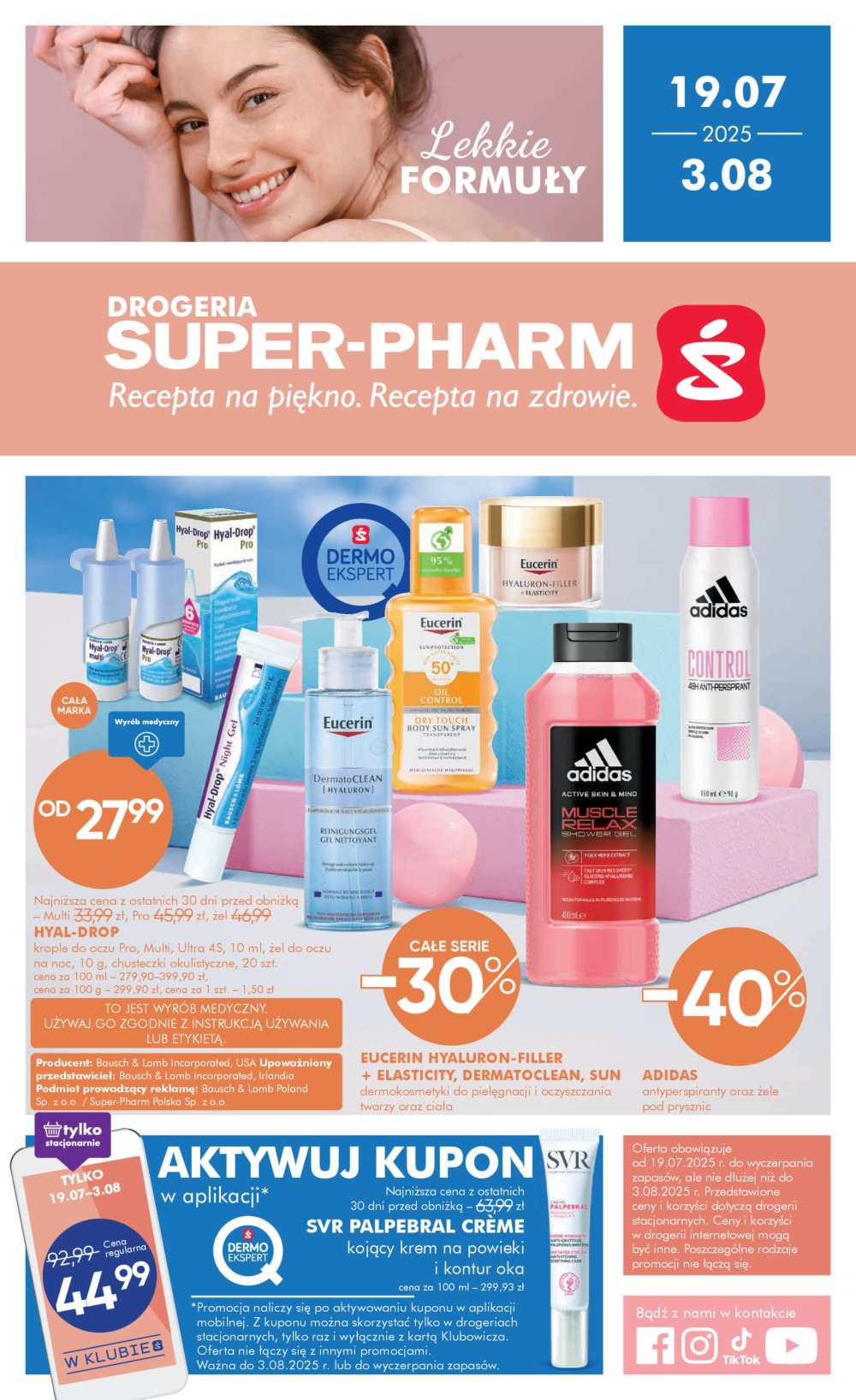 super-pharm - Gazetka Super-Pharm ważna od 19.07. - 03.08. - page: 1