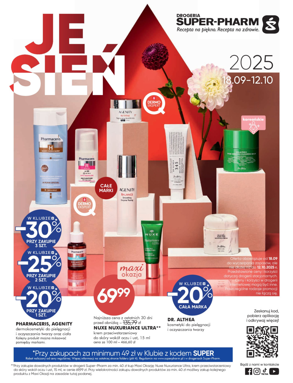 super-pharm - Gazetka Super-Pharm - Folder kosmetyczny jesień - ważna od 18.09. do 12.10.