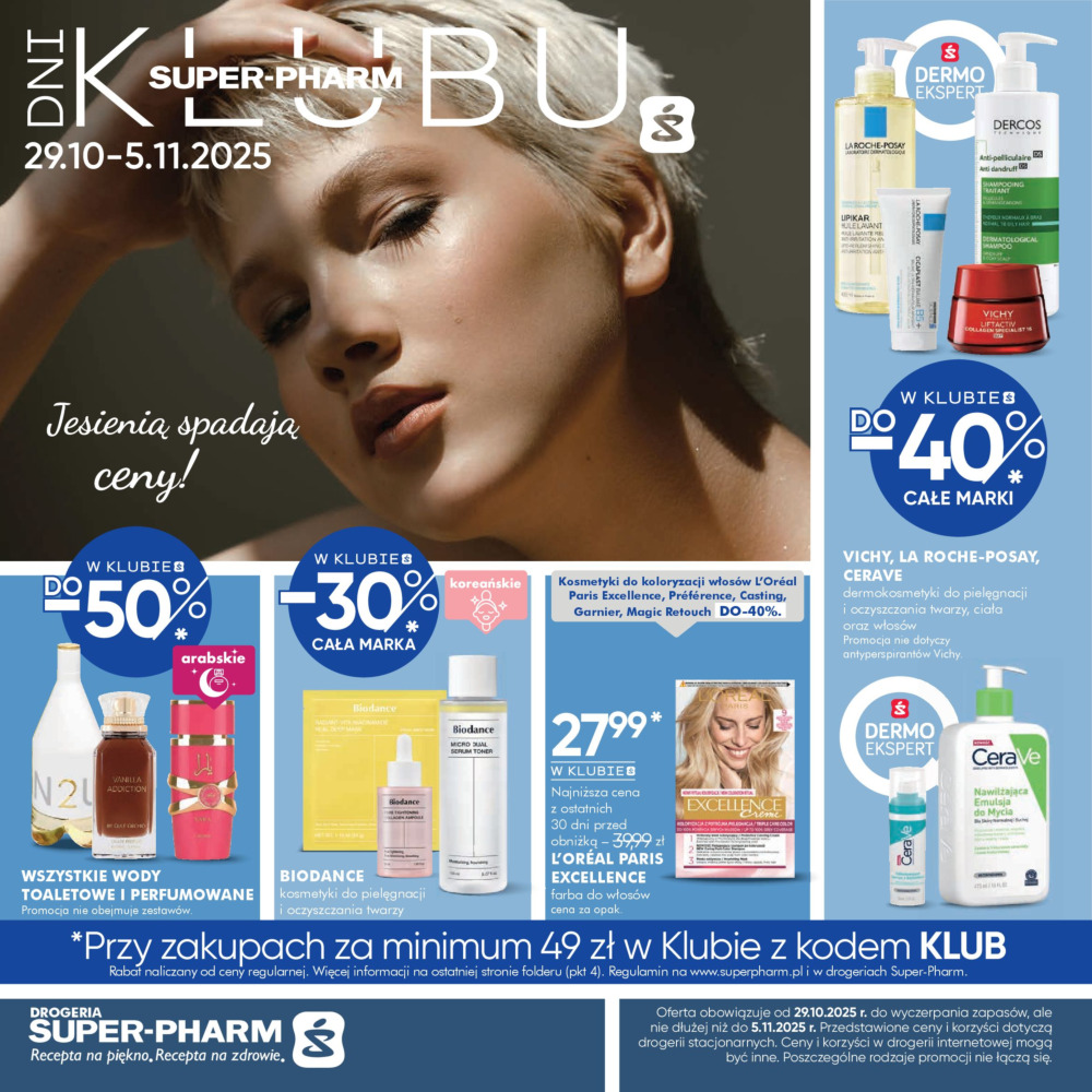 super-pharm - Gazetka Super-Pharm - Dni Klubu - ważna od 29.10. do 05.11.