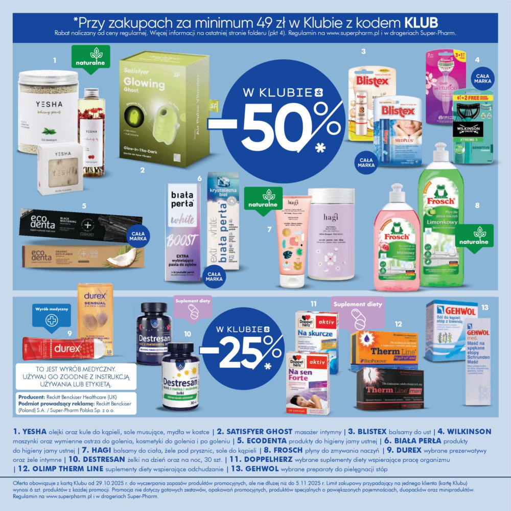 super-pharm - Gazetka Super-Pharm - Dni Klubu - ważna od 29.10. do 05.11. - page: 4