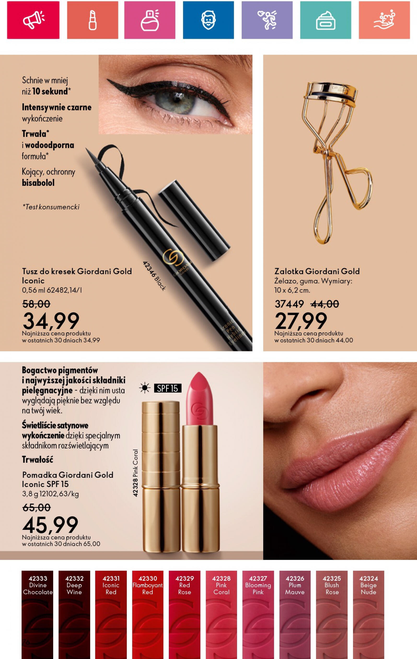 oriflame - Oriflame gazetka aktualna ważna od 27.05. - 17.06. - page: 76