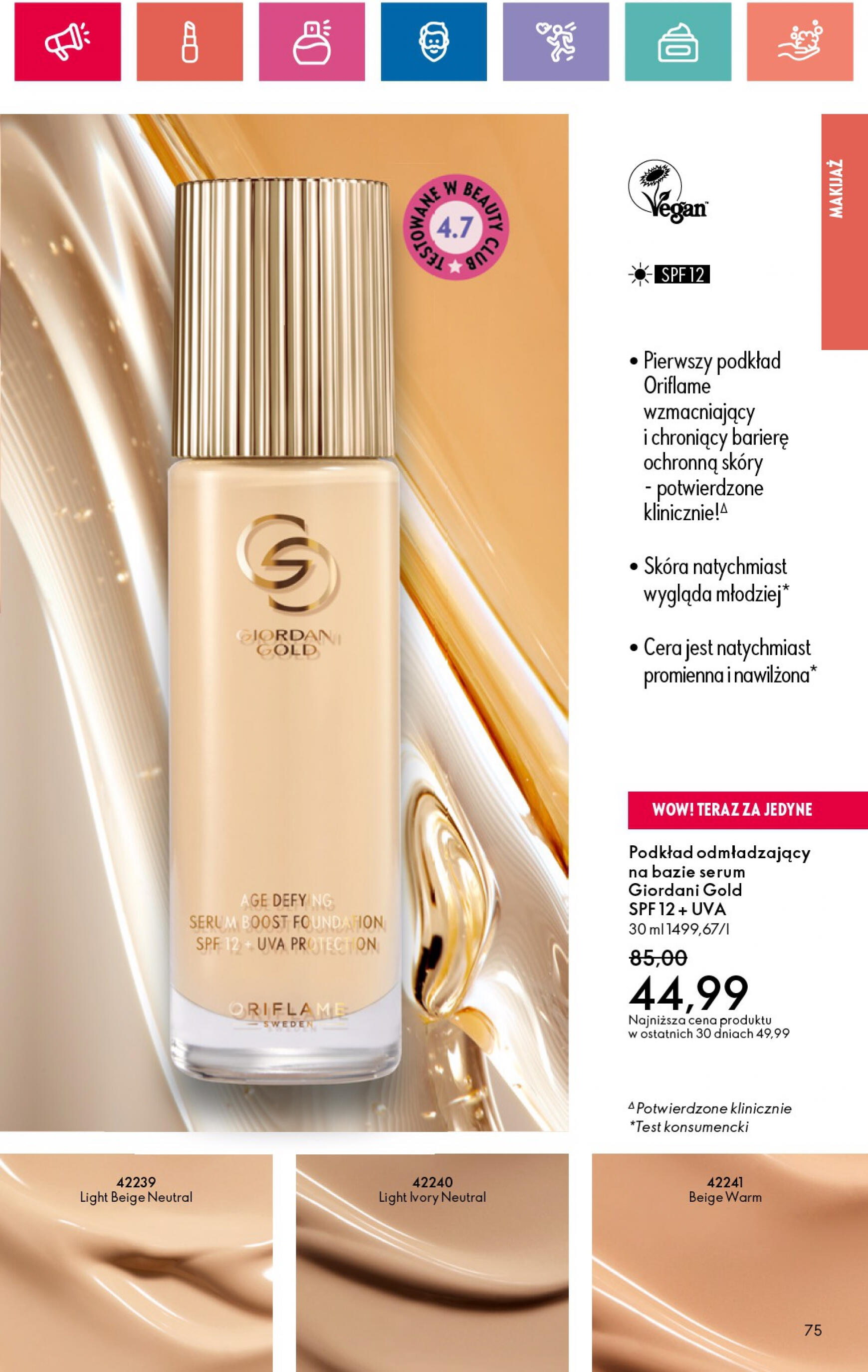 oriflame - Oriflame gazetka aktualna ważna od 27.05. - 17.06. - page: 75