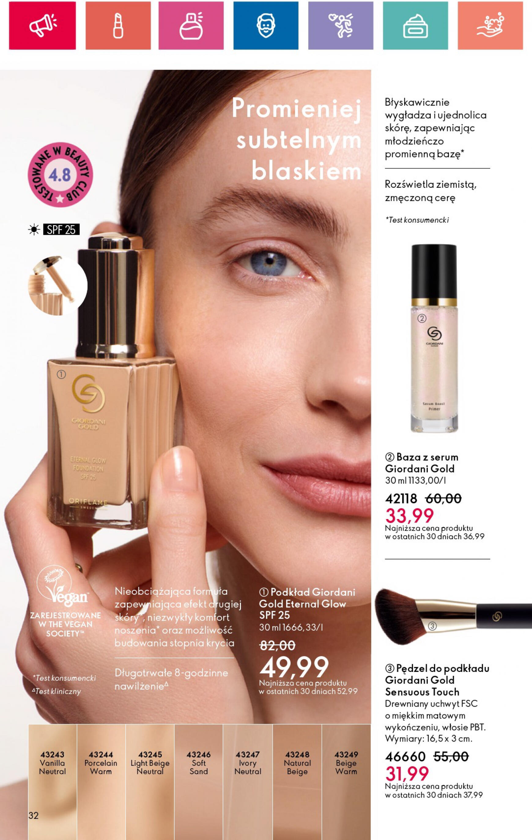 oriflame - Oriflame gazetka aktualna ważna od 18.06. - 08.07. - page: 32