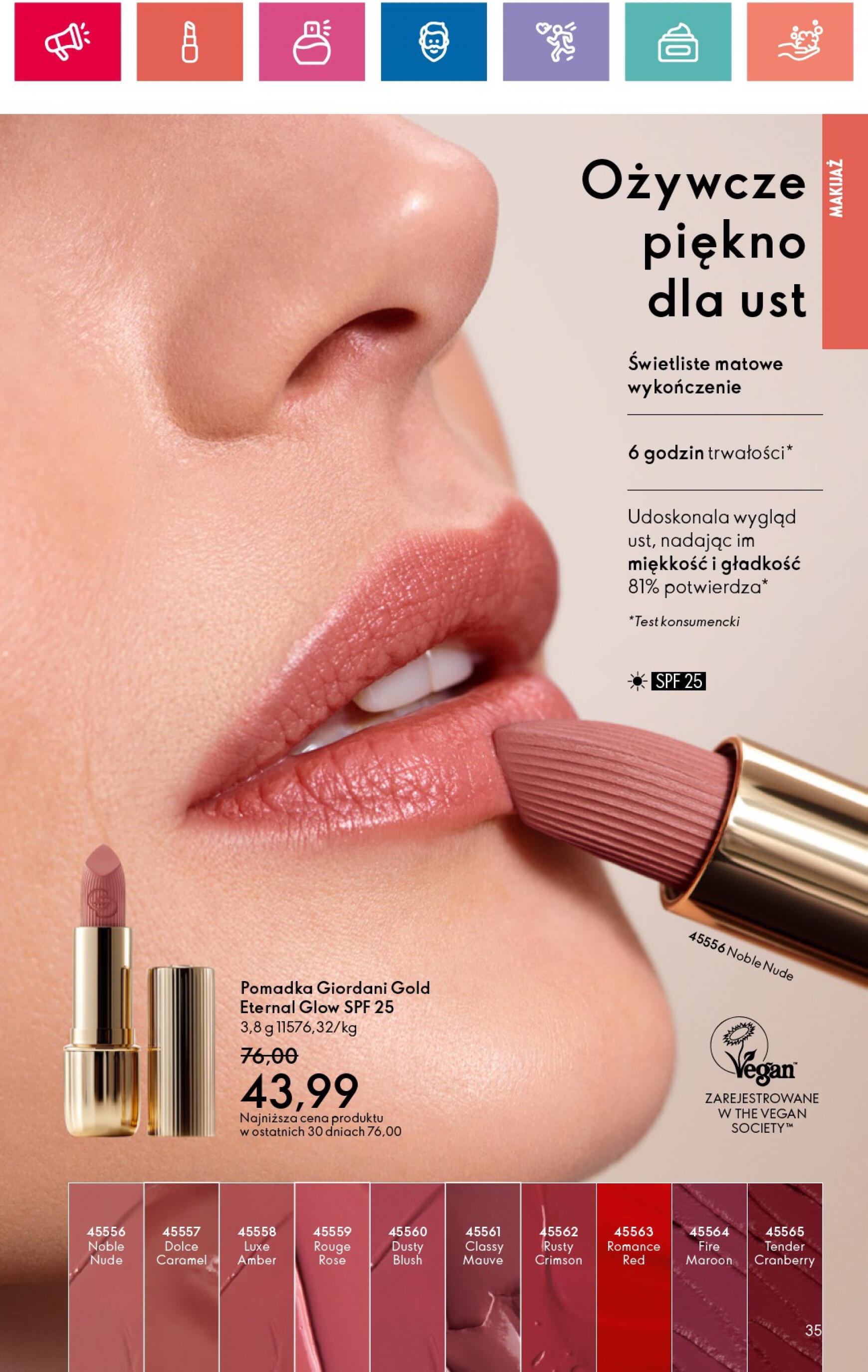 oriflame - Oriflame gazetka aktualna ważna od 18.06. - 08.07. - page: 35