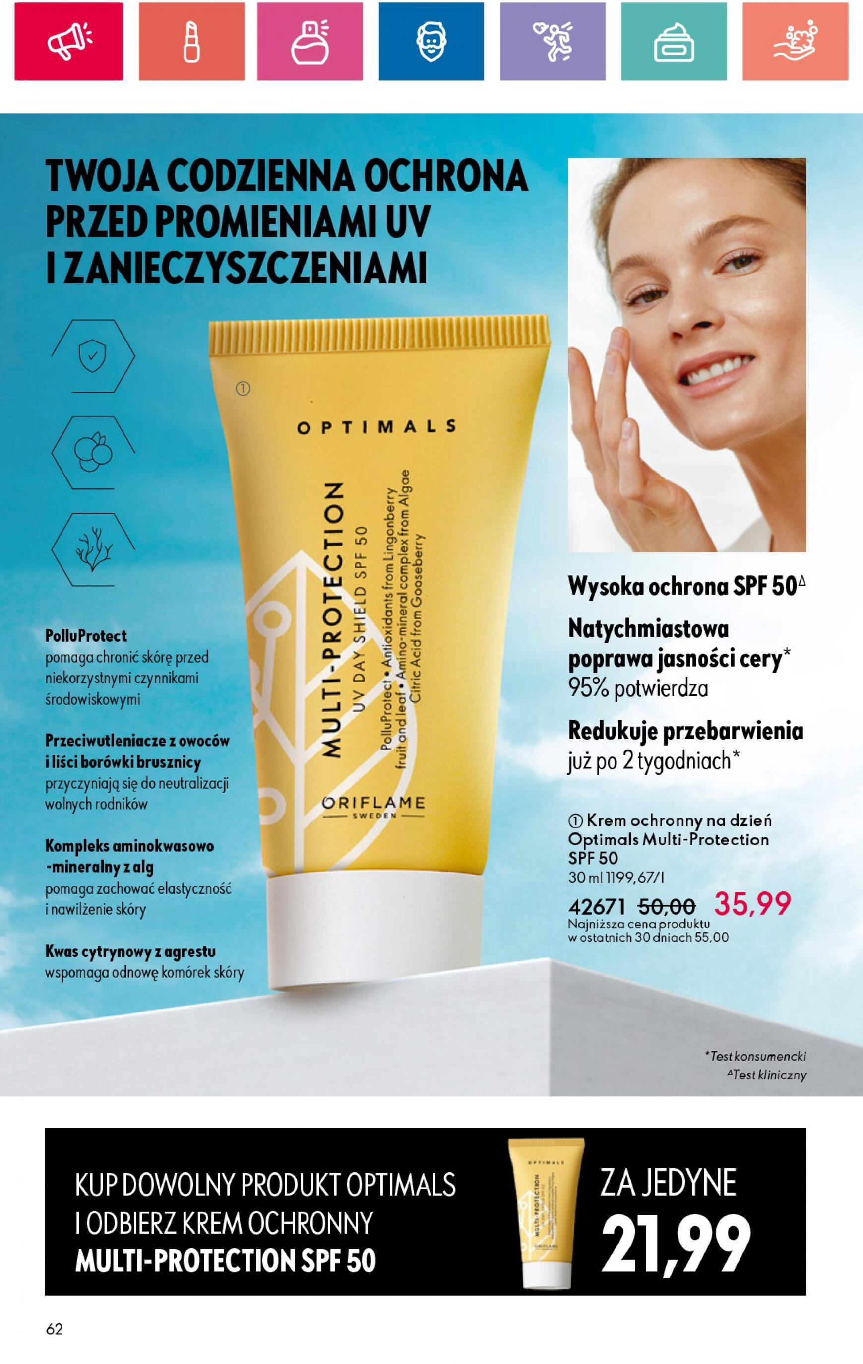 oriflame - Oriflame gazetka aktualna ważna od 18.06. - 08.07. - page: 62