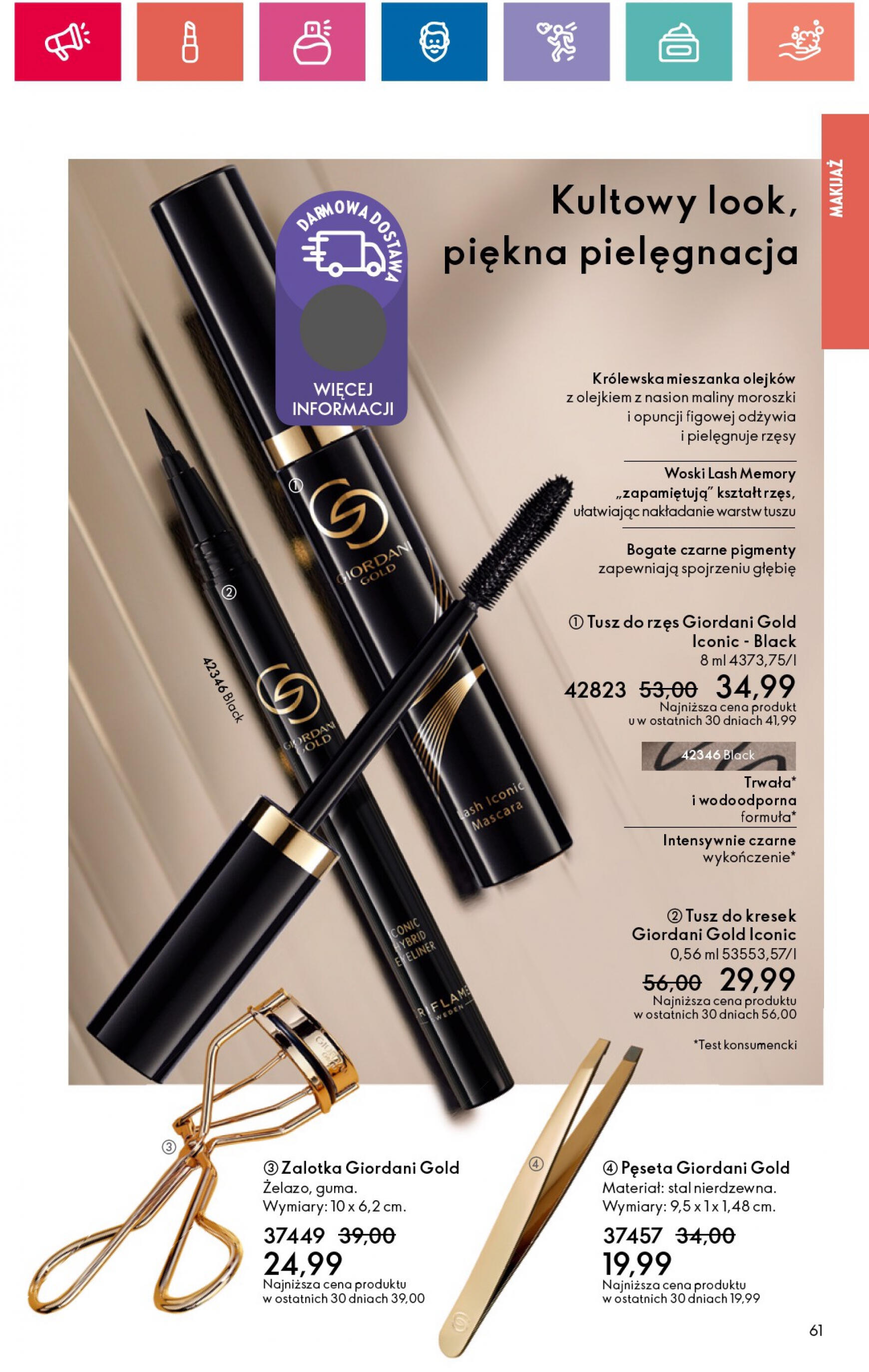 oriflame - Oriflame gazetka aktualna ważna od 30.07. - 19.08. - page: 61