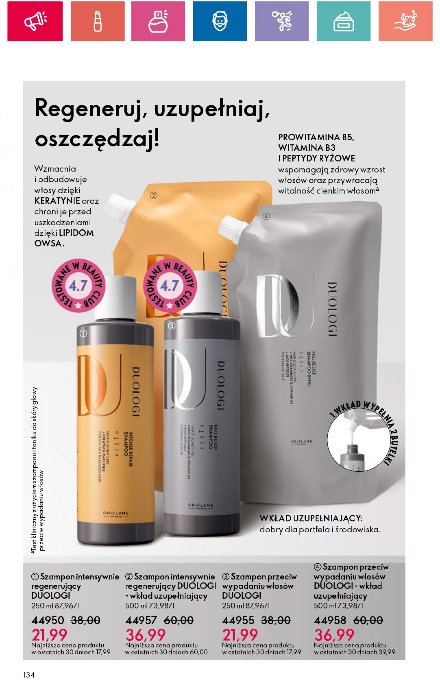 oriflame - Oriflame gazetka aktualna ważna od 30.07. - 19.08. - page: 134