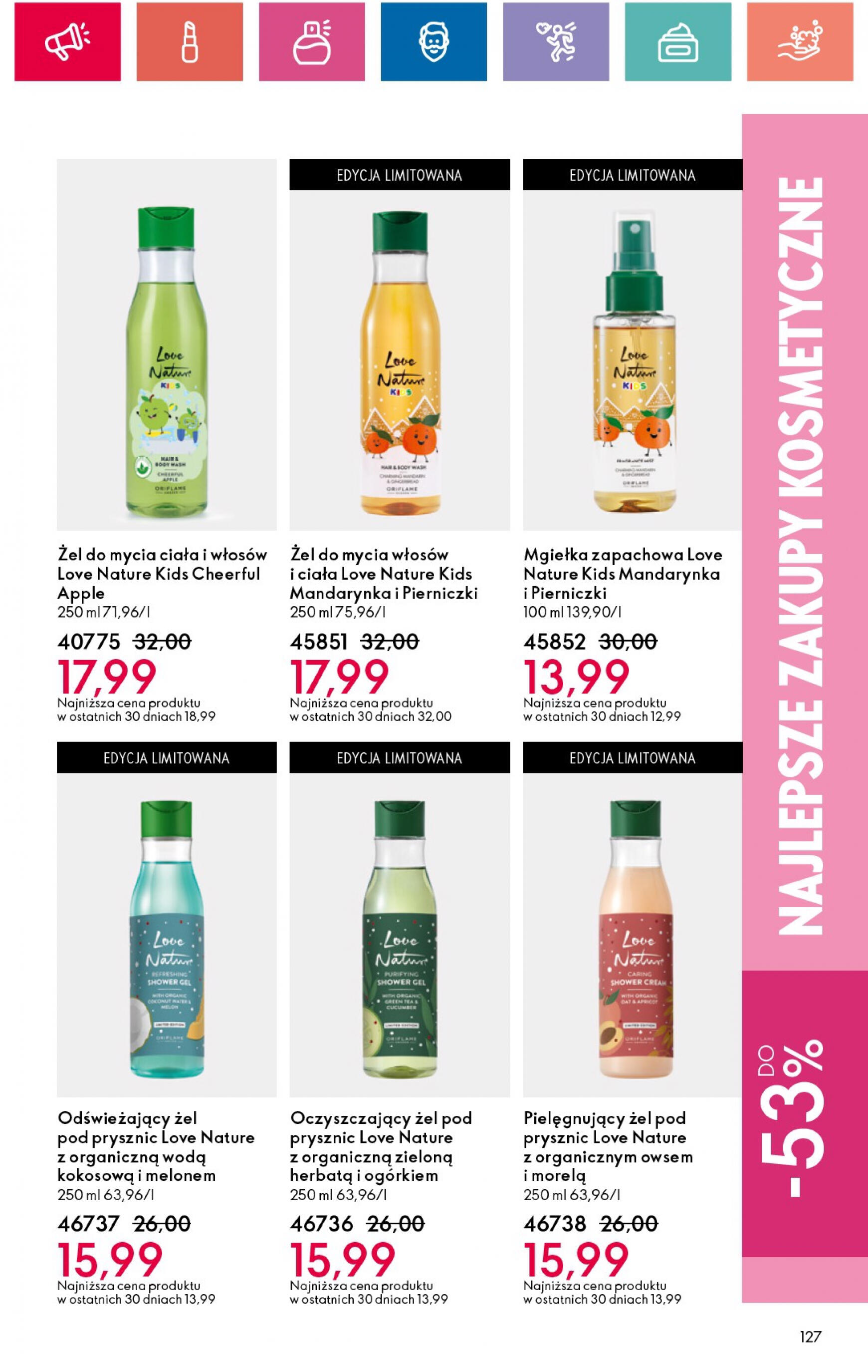 oriflame - Oriflame gazetka aktualna ważna od 30.07. - 19.08. - page: 127