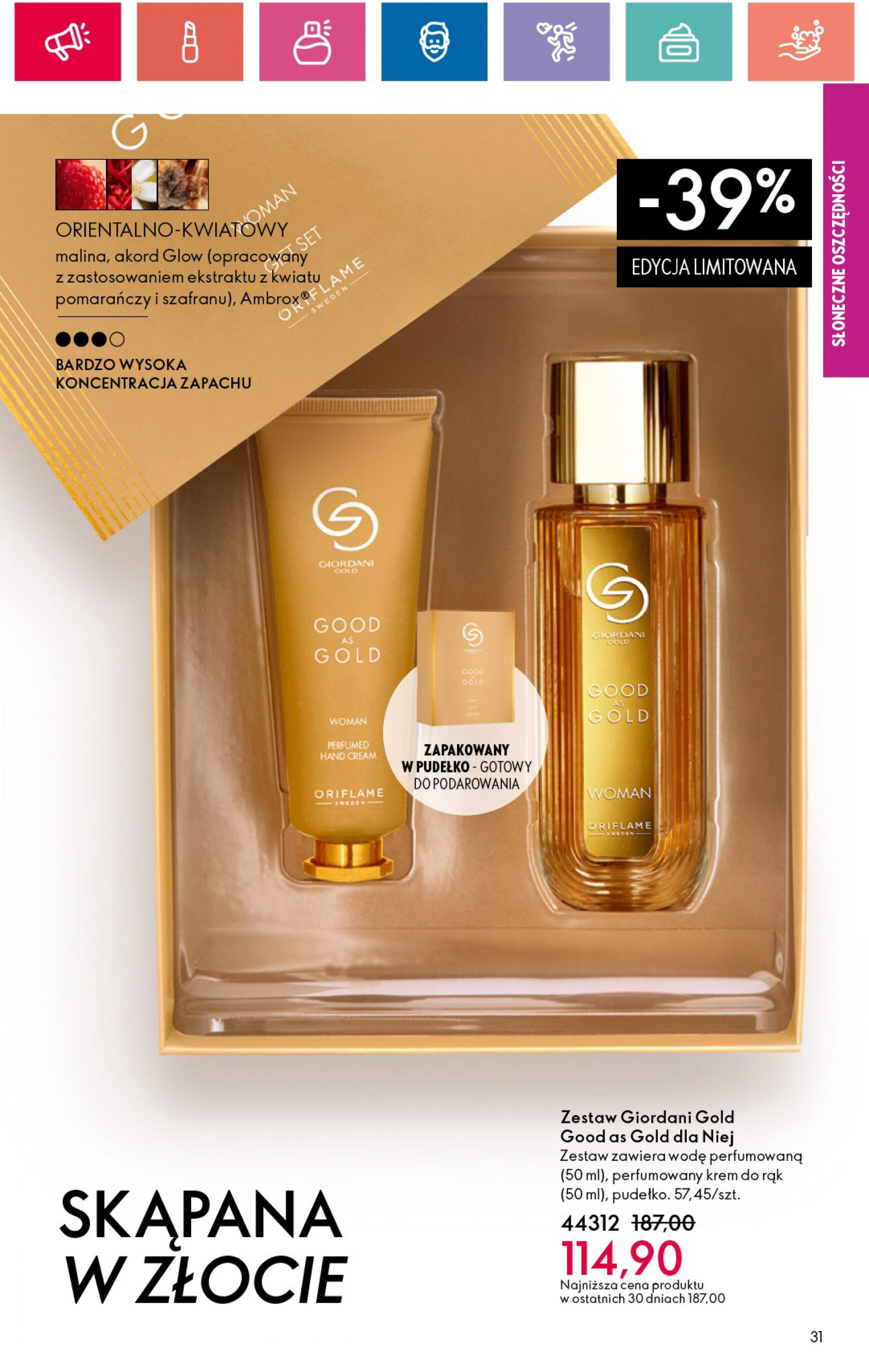 oriflame - Oriflame gazetka aktualna ważna od 30.07. - 19.08. - page: 31