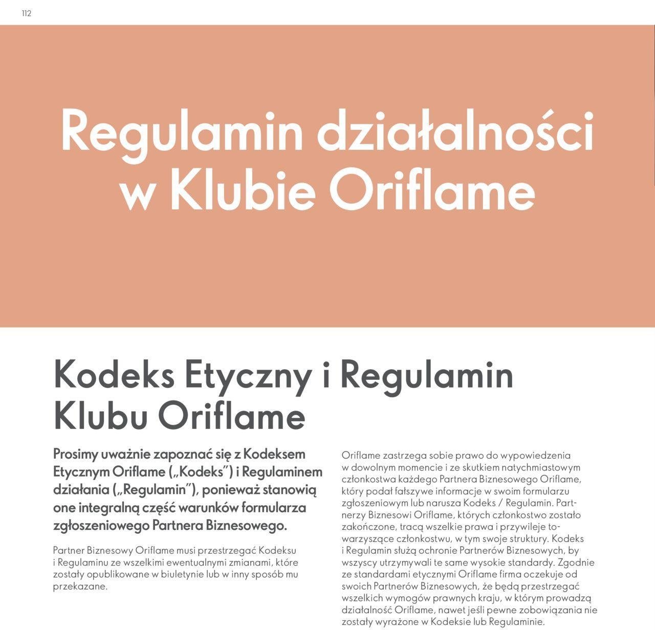 oriflame - Oriflame Katalog - Strefa Korzyści Premium od wtorku 23.01.2024 - page: 112