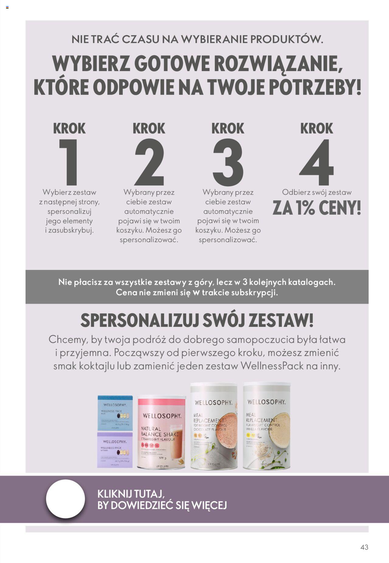 oriflame - Oriflame Katalog - Wellosophy od środy 15.11.2023 - page: 43