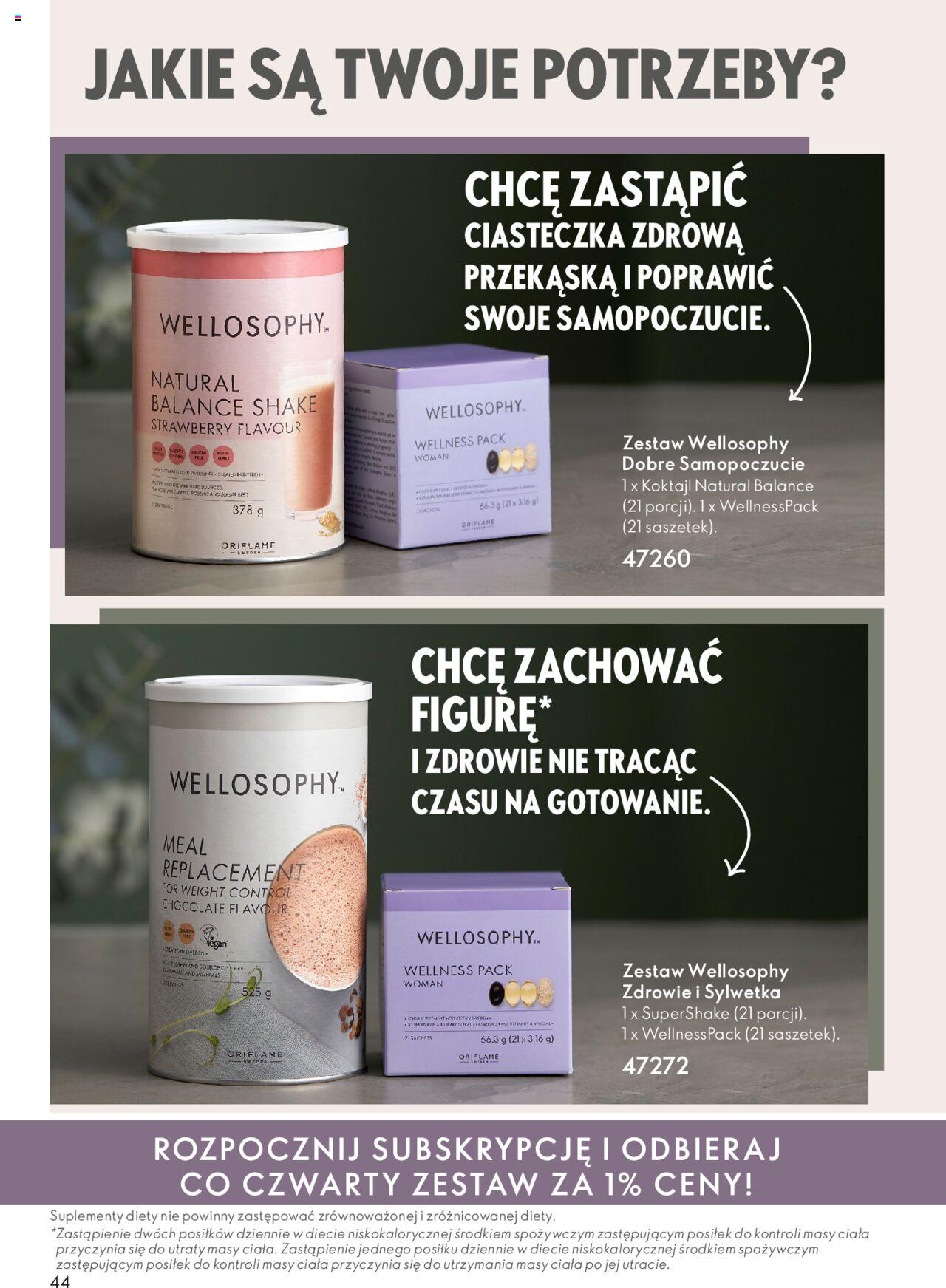 oriflame - Oriflame Katalog - Wellosophy od środy 15.11.2023 - page: 44