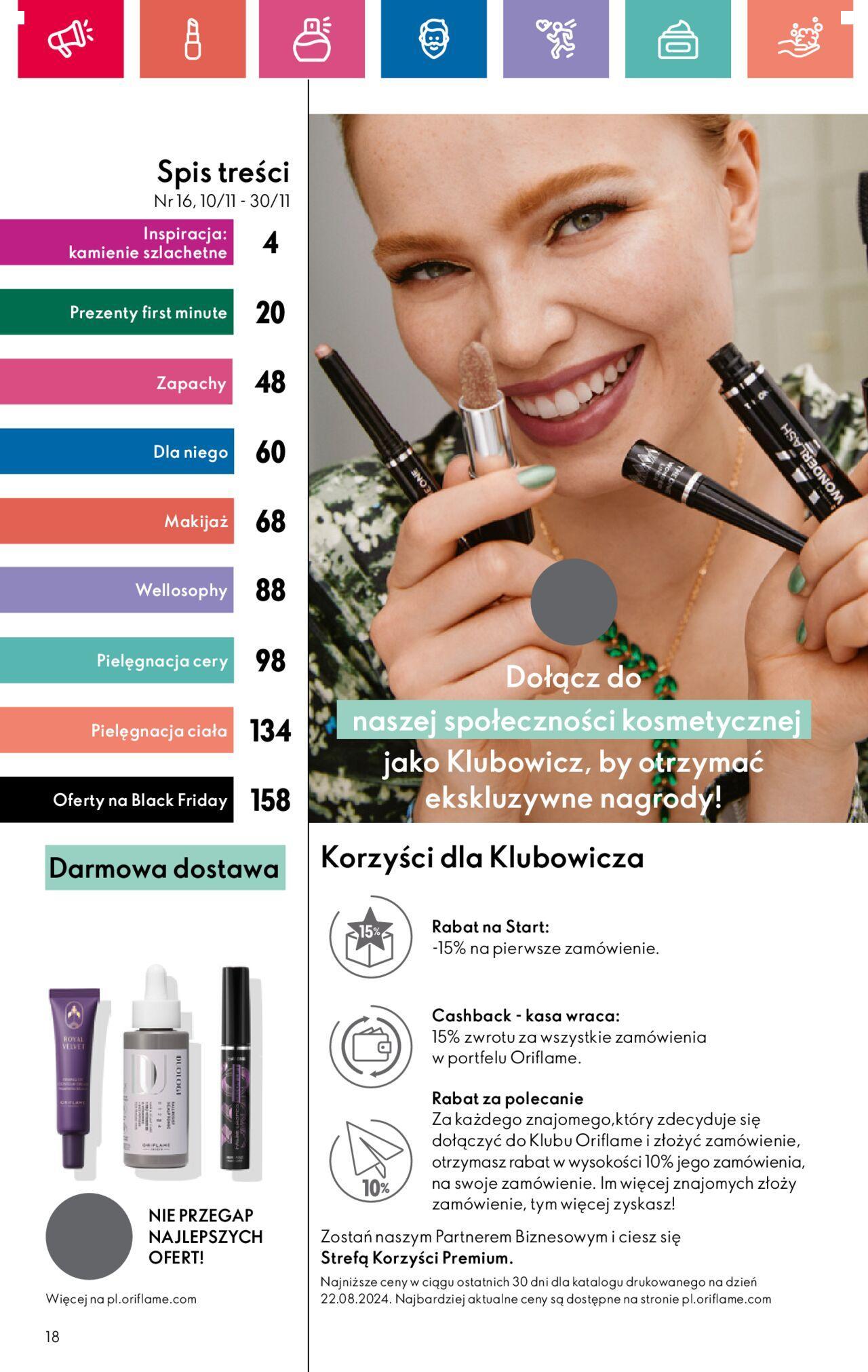 oriflame - Oriflame BLACK FRIDAY 10.11.2024 - 30.11.2024 - page: 18