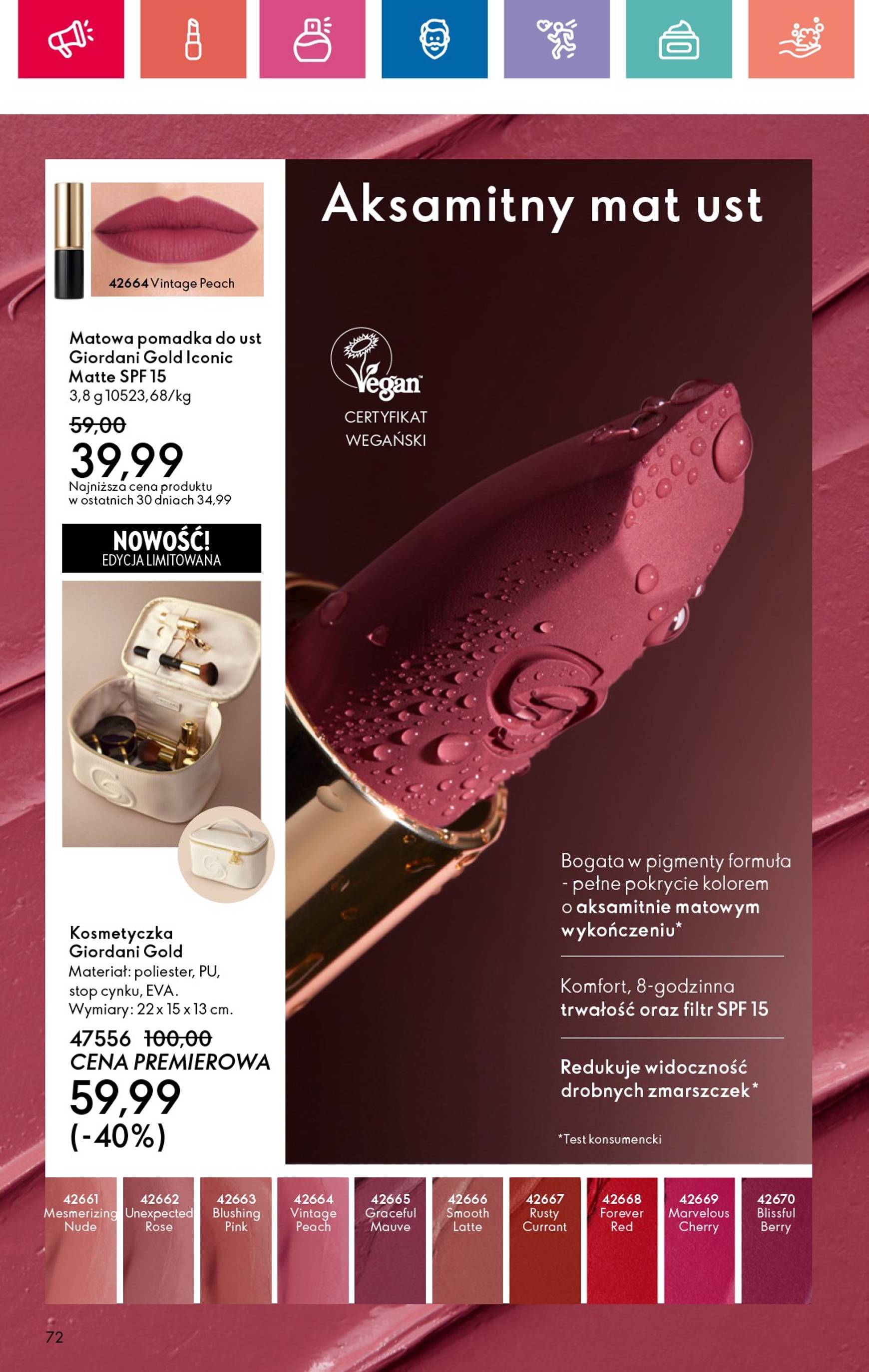 oriflame - Oriflame - Black Friday gazetka ważna od 10.11. - 30.11. - page: 72