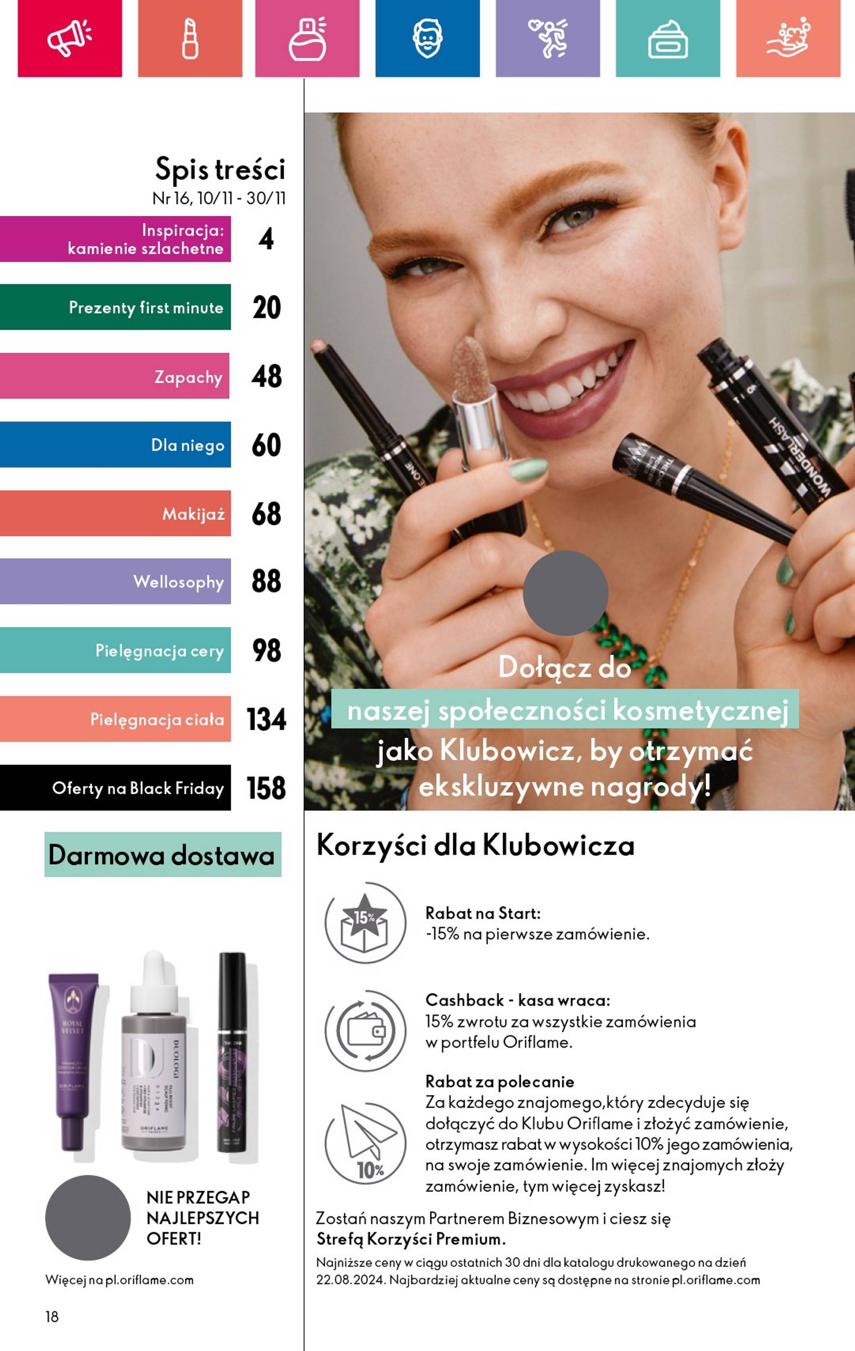 oriflame - Oriflame - Black Friday gazetka ważna od 10.11. - 30.11. - page: 18