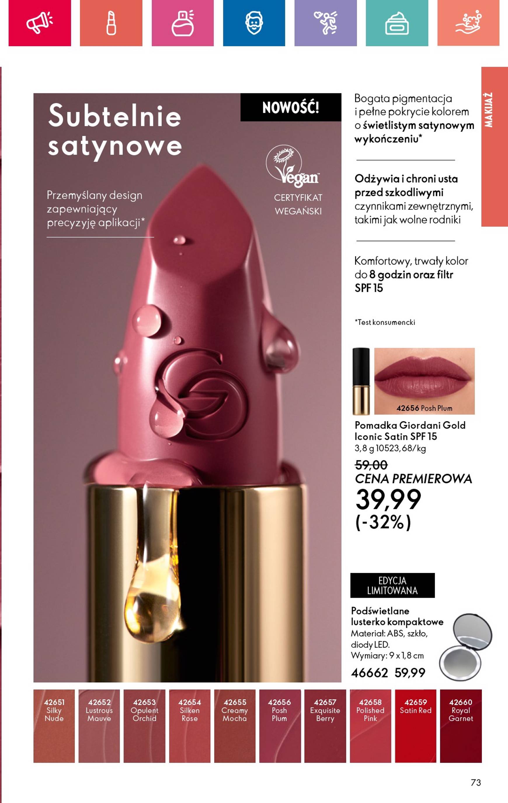 oriflame - Oriflame - Black Friday gazetka ważna od 10.11. - 30.11. - page: 73